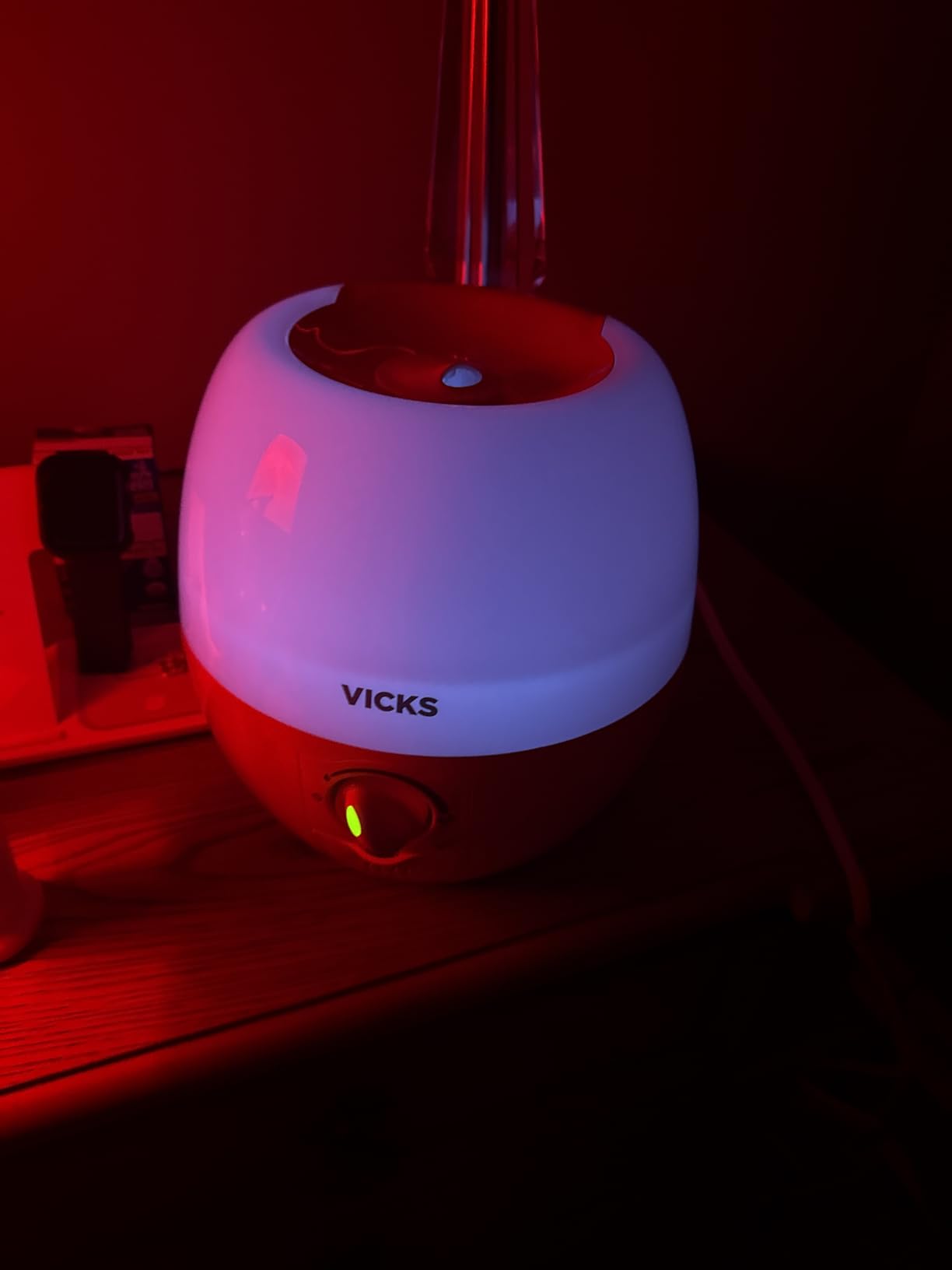 Vicks Humidifier 3-in-1 SleepyTime Cool Mist Humidifier for Nursery, White customer photo 2