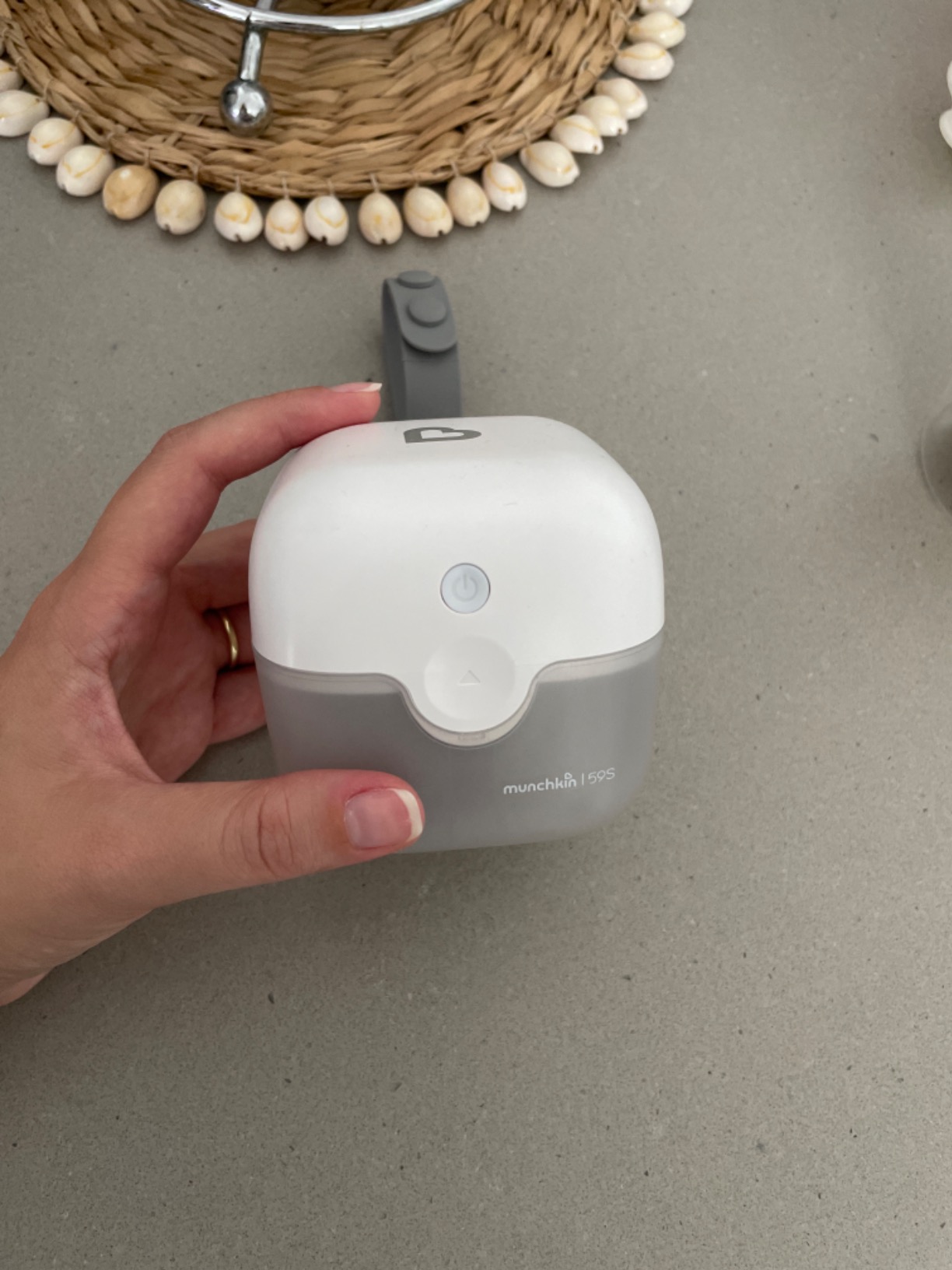 Munchkin® Portable UV Sterilizer Plus with Rechargeable Battery, Mini UV Light Sanitizer Eliminates 99.99% of Germs in 59 Seconds customer photo 2