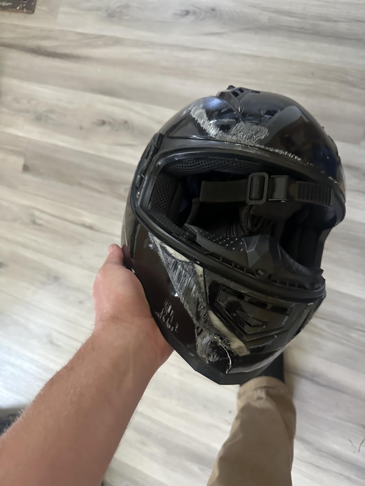 GLX GX11 Compact Full Face Motorcycle Helmet w/ Tinted Visor, DOT customer photo 1