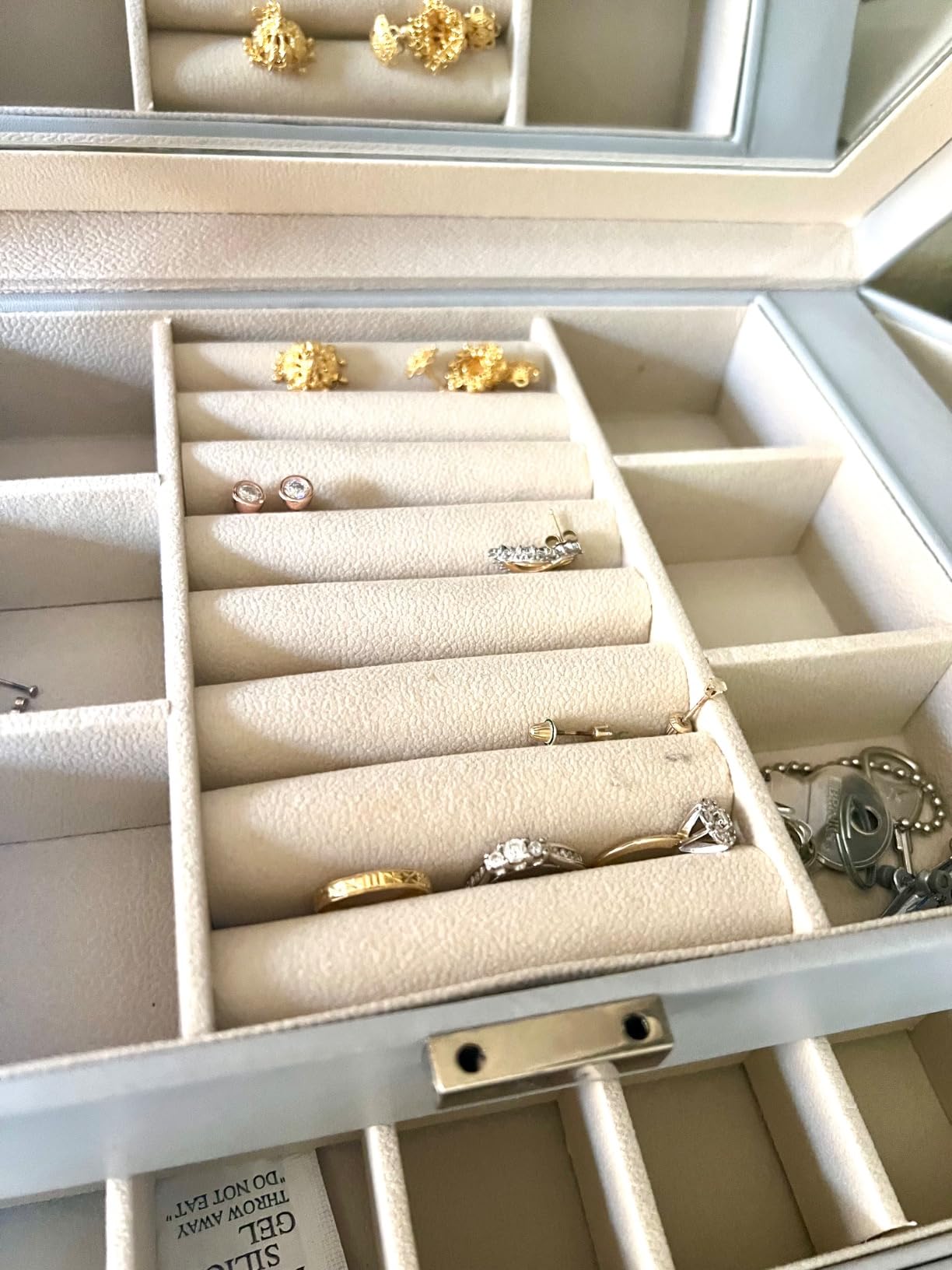 Frebeauty 6-Layer Jewelry Box for Women,Large Jewelry Organizer with Drawer customer photo 2