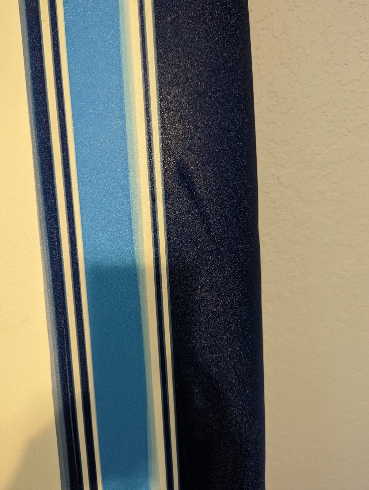 Wavestorm - Classic Soft Top Foam 7ft Surfboard Surfboard for Beginners and All Surfing Levels Complete Set Includes Leash and Multiple Fins Heat Laminated, Blue Pinline (AZ22-WSSF700-PIN) customer photo 1