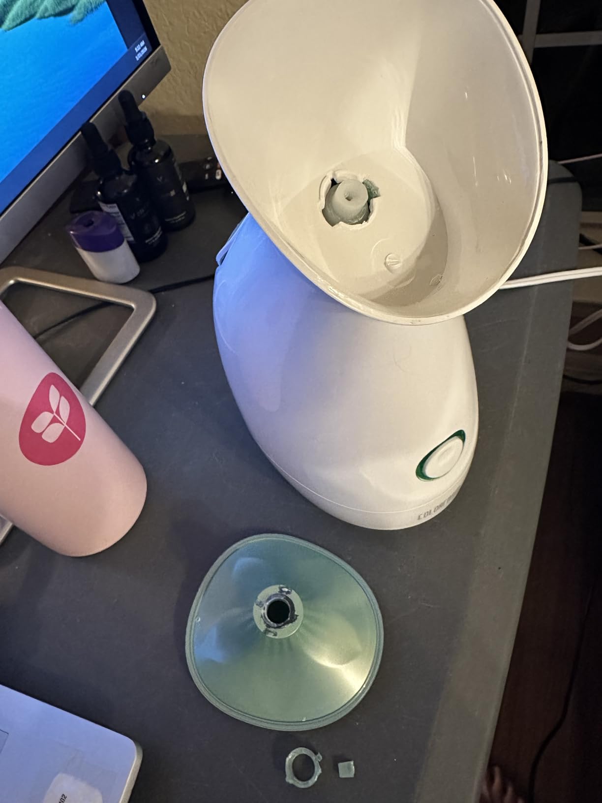 Colorfarm Facial Steamer with Nano Ionic Steam for Deep Cleaning Home Spa customer photo 1