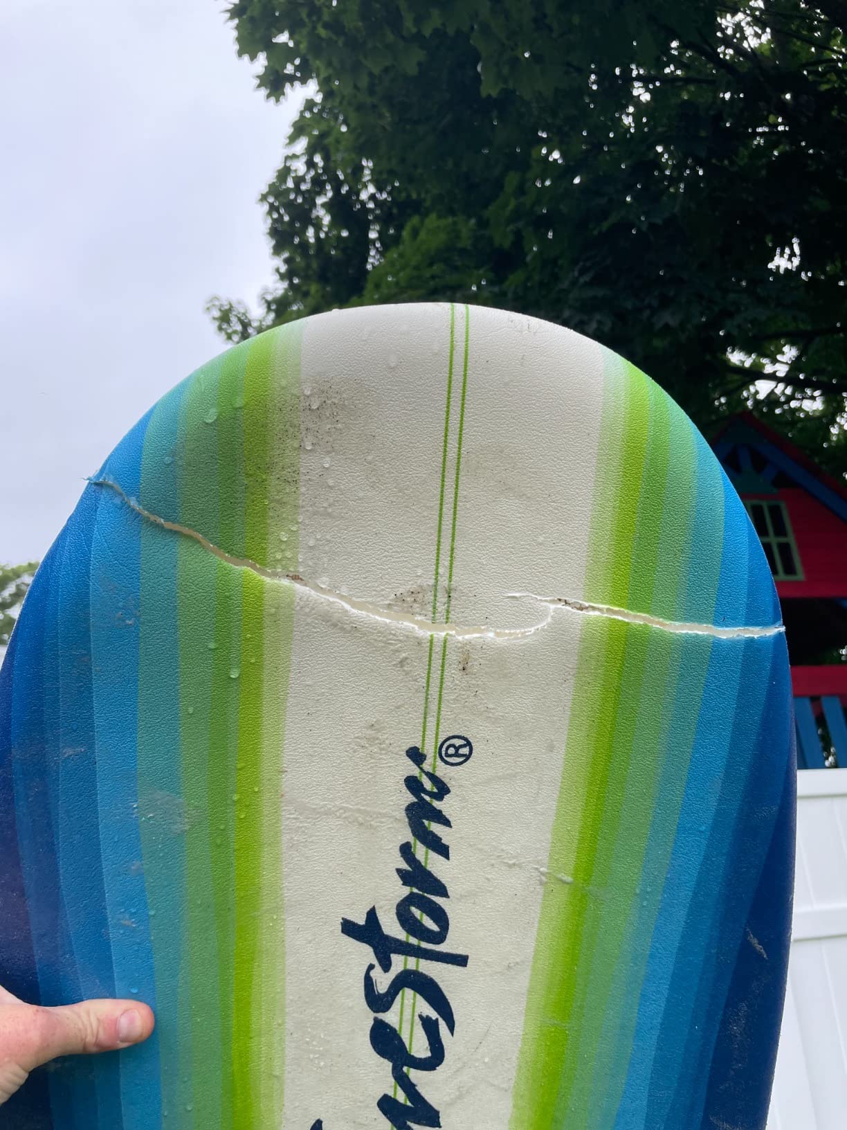 Wavestorm 8ft Classic Longboard Surfboard customer photo 2