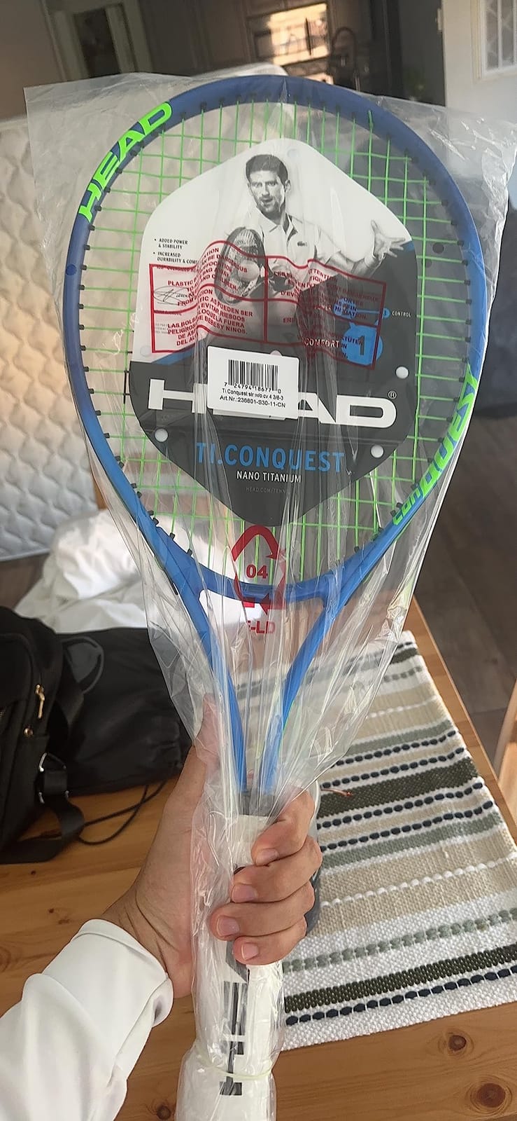 HEAD Ti. Conquest Tennis Racquet customer photo 2