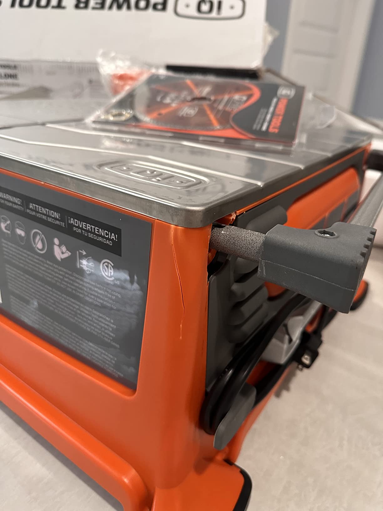 Iq Power Tools 7 Inch Dry Cut Bench/tabletop Tile Saw With Integrated Dust Control And New Tru-Cut System customer photo 2