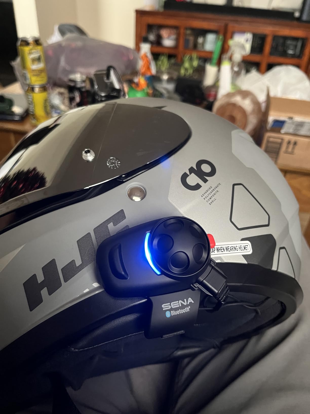 Sena SMH5 Bluetooth Motorcycle Scooter Communication System customer photo 2