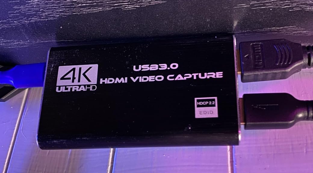 Capture Card, 4K HDMI Video Capture Card, Game Capture Card, 1080P 60FPS Video Capture Device, HDMI to USB 3.0 Capture Card for Streaming, Work with Camera/Xbox/PS4/PS5/PC/OBS customer photo 1