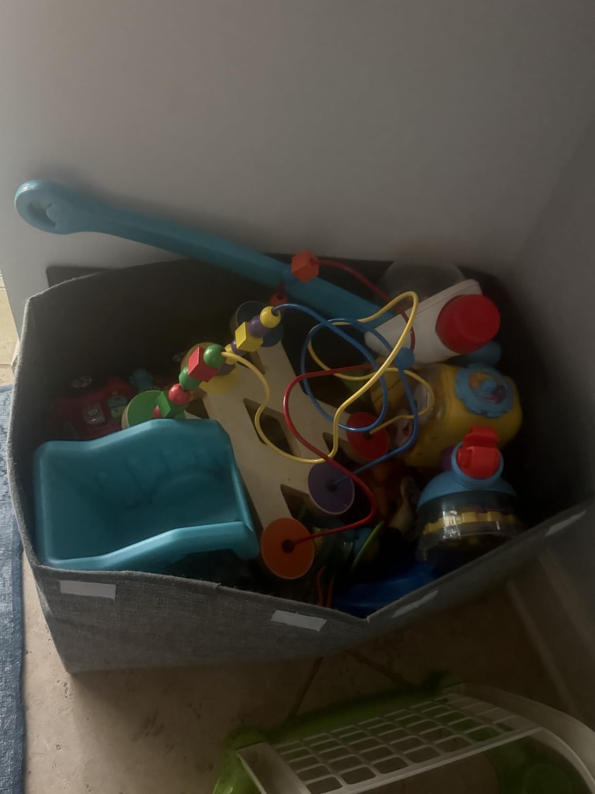 Large Toy Box Storage with Lid, Collapsible Sturdy Toy Chest Storage Bin customer photo 2