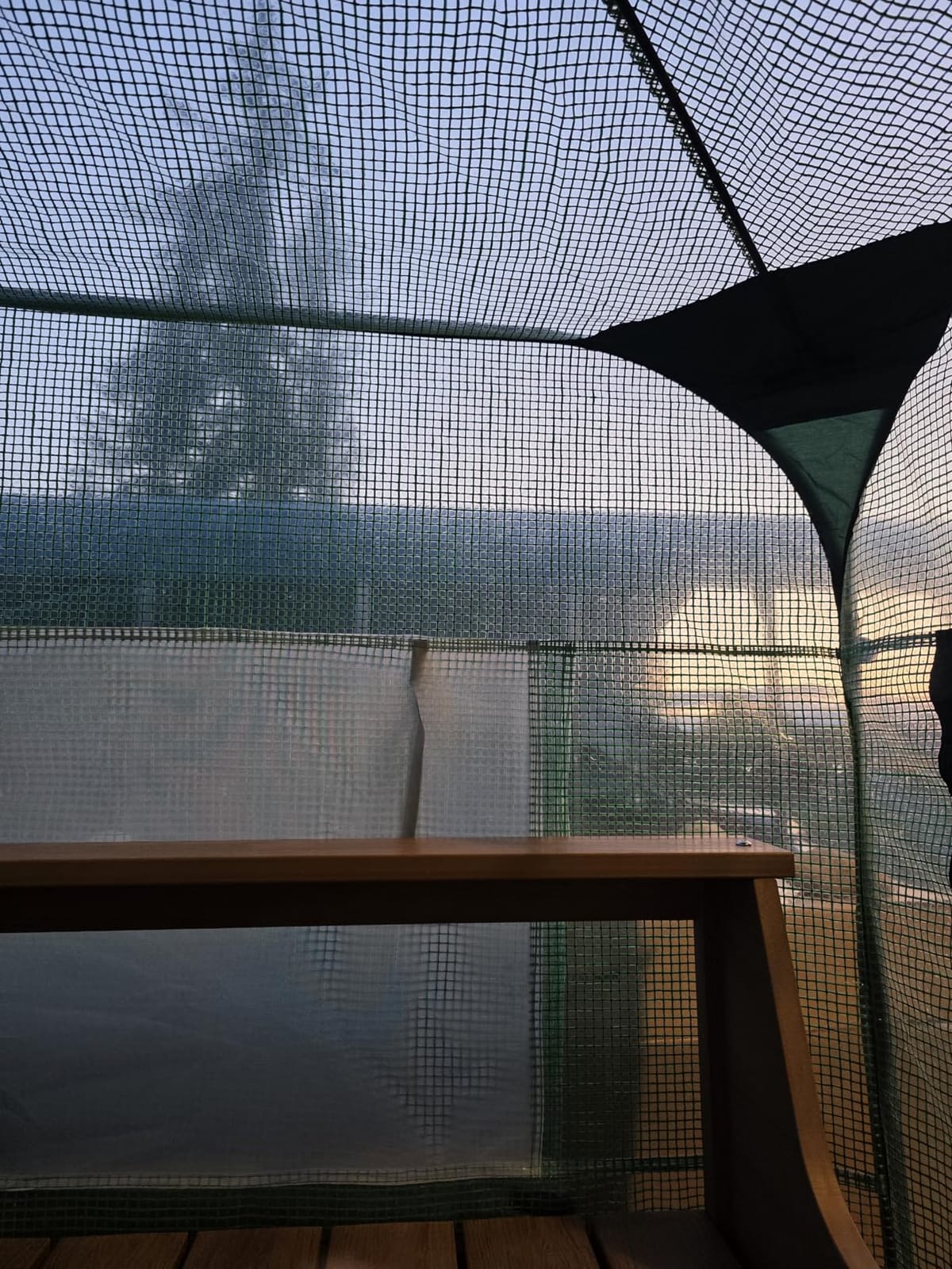 Porayhut Pop Up Greenhouse Tent,Portable X-Large Walk-in Flower House ,Indoor Outdoor Gardening Plant Sunshine Room with PE Mesh Cloth Cover for Protecting Plant from Cold Frost & Birds customer photo 2