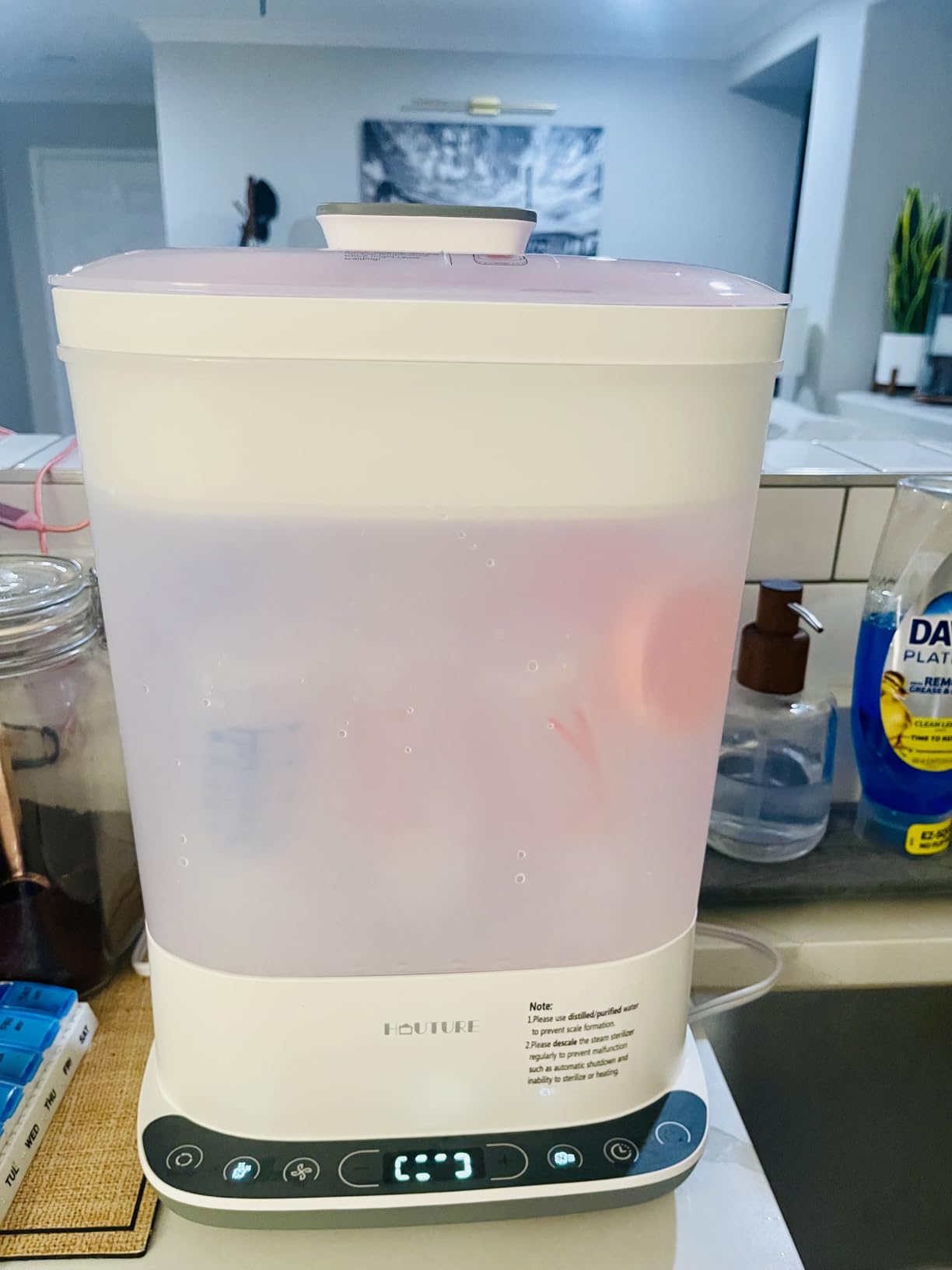 HAUTURE 6-in-1 Baby Bottle Sterilizer and Dryer, Large Capacity customer photo 1