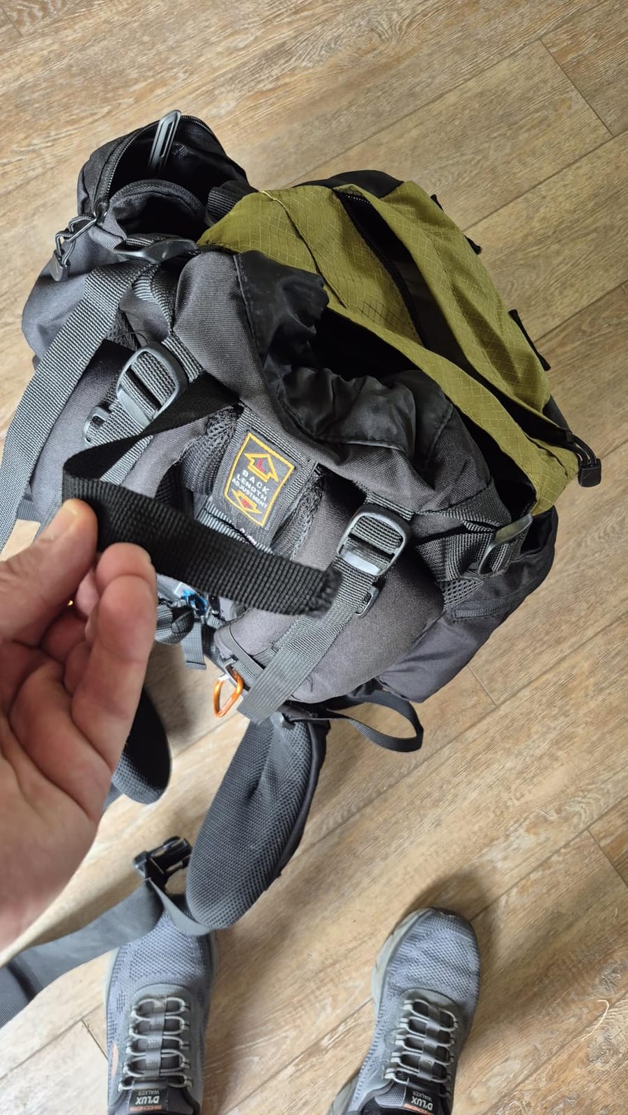 Teton 75L Explorer Internal Frame Backpack for Hiking, Camping, Backpacking, Rain Cover Included, Olive customer photo 2