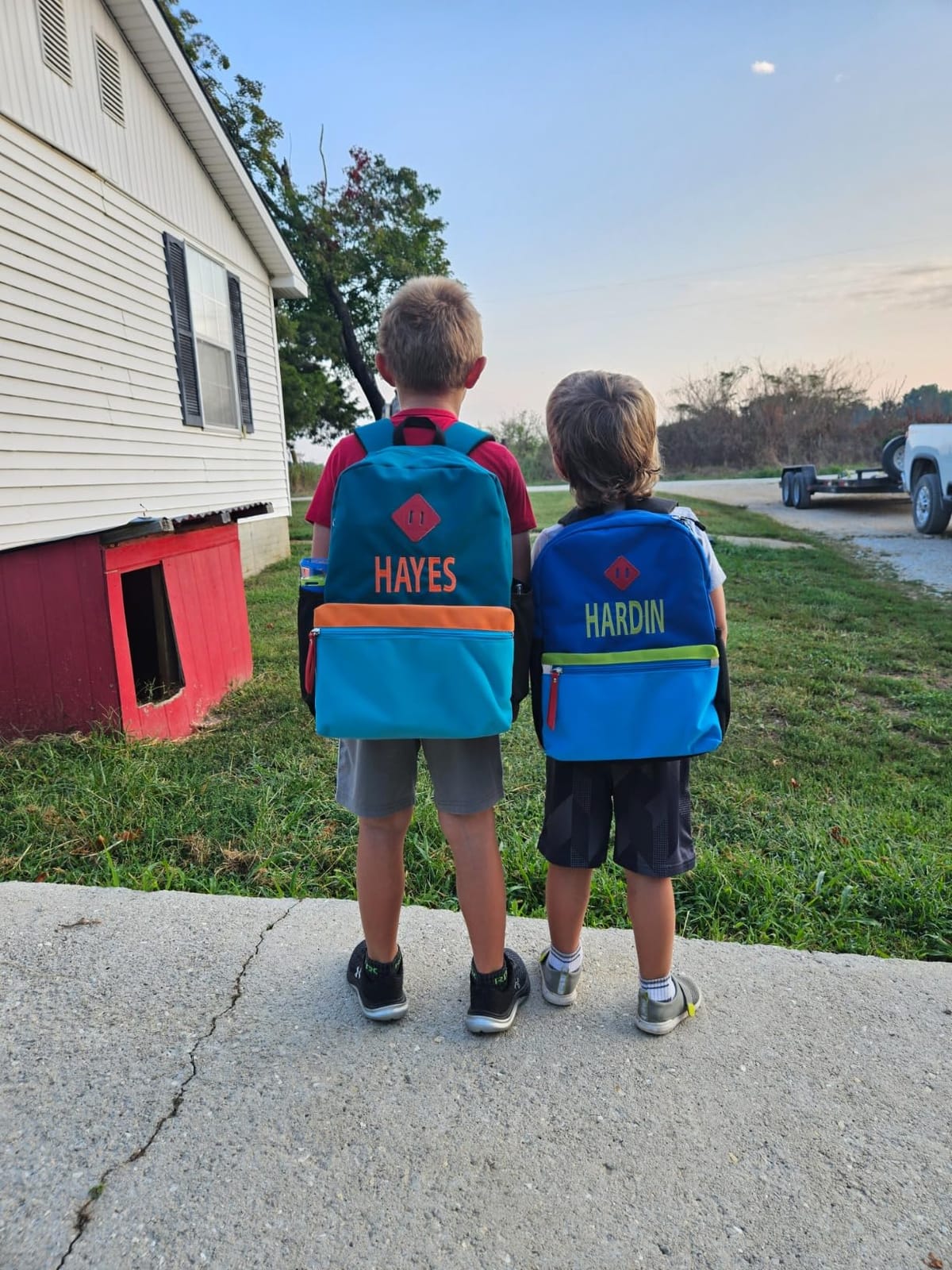 Toddler Kids Backpack for Boys or Girls, Green Blue, 15 Inch customer photo 2