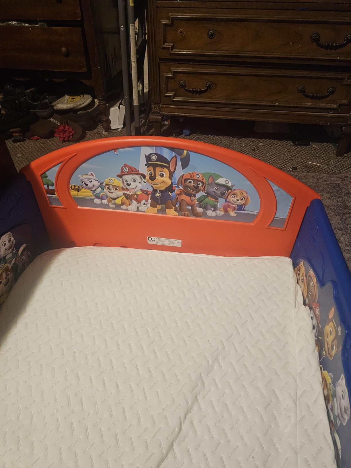 Dream On Me 2-in-1 Baby Fairy Dust Crib & Toddler Mattress, GREENGUARD Gold customer photo 2