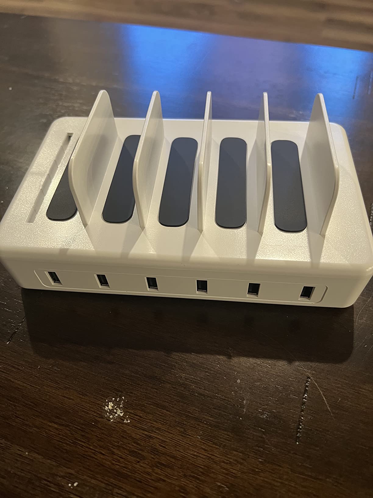 Charging Station for Multiple Devices, 50W 6 Ports Charging Dock with Stand customer photo 2