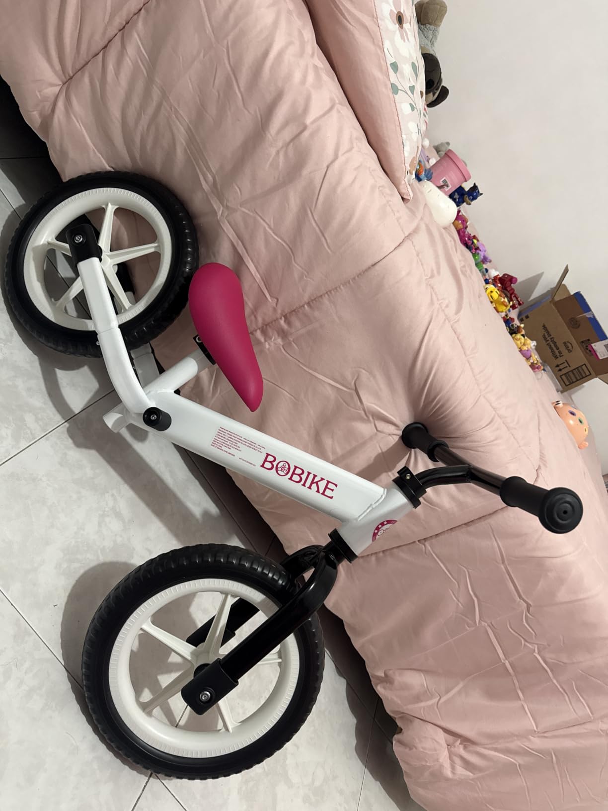 Bobike Toddler Balance Bike Toys for 1 to 4 Year Old Girls Boys Adjustable Seat and Handlebar No-Pedal Training Bike Best Gifts for Kids customer photo 2