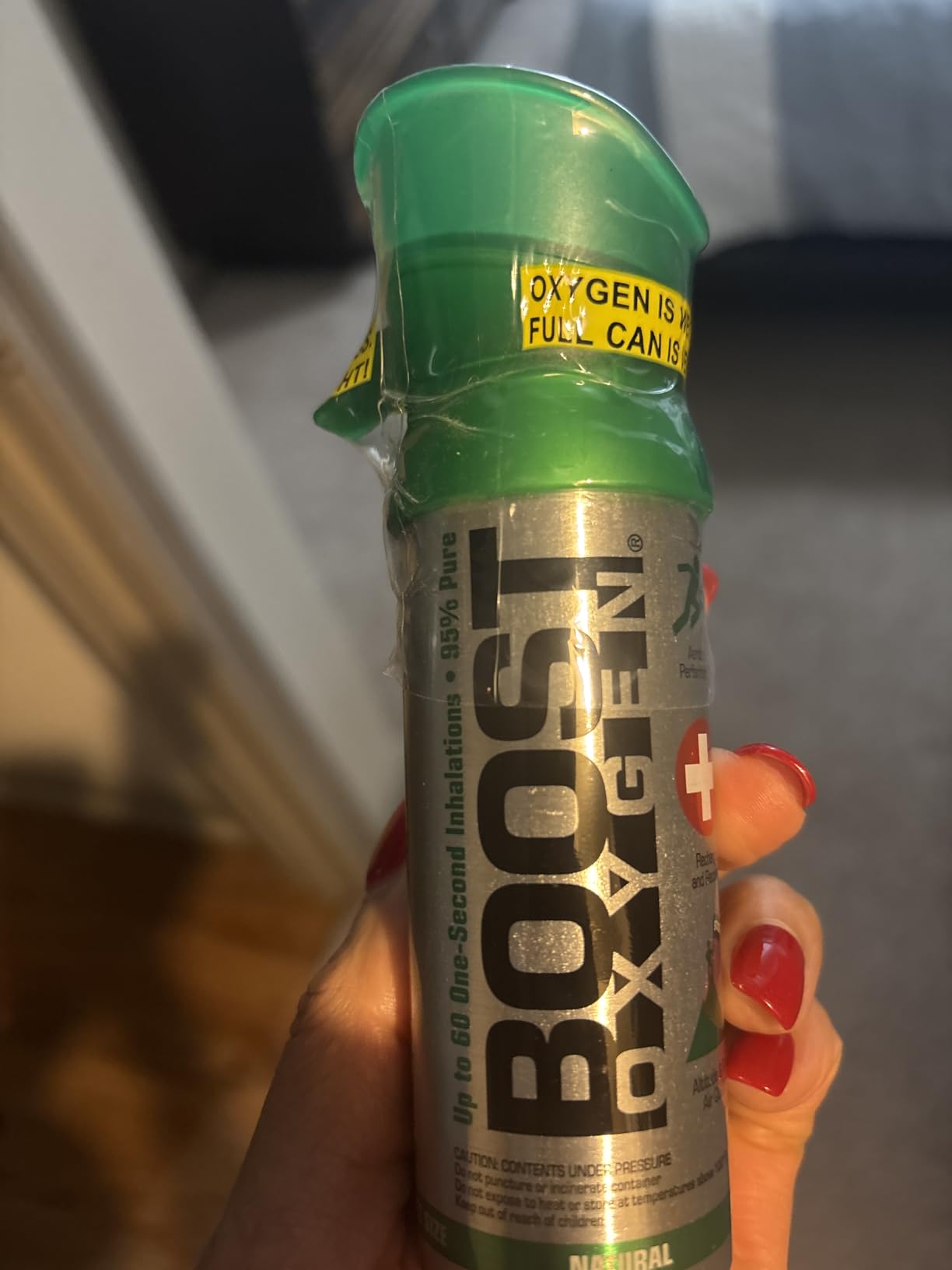 Boost Oxygen Pocket Size Natural 3L Canister, 4 Pack customer photo 2