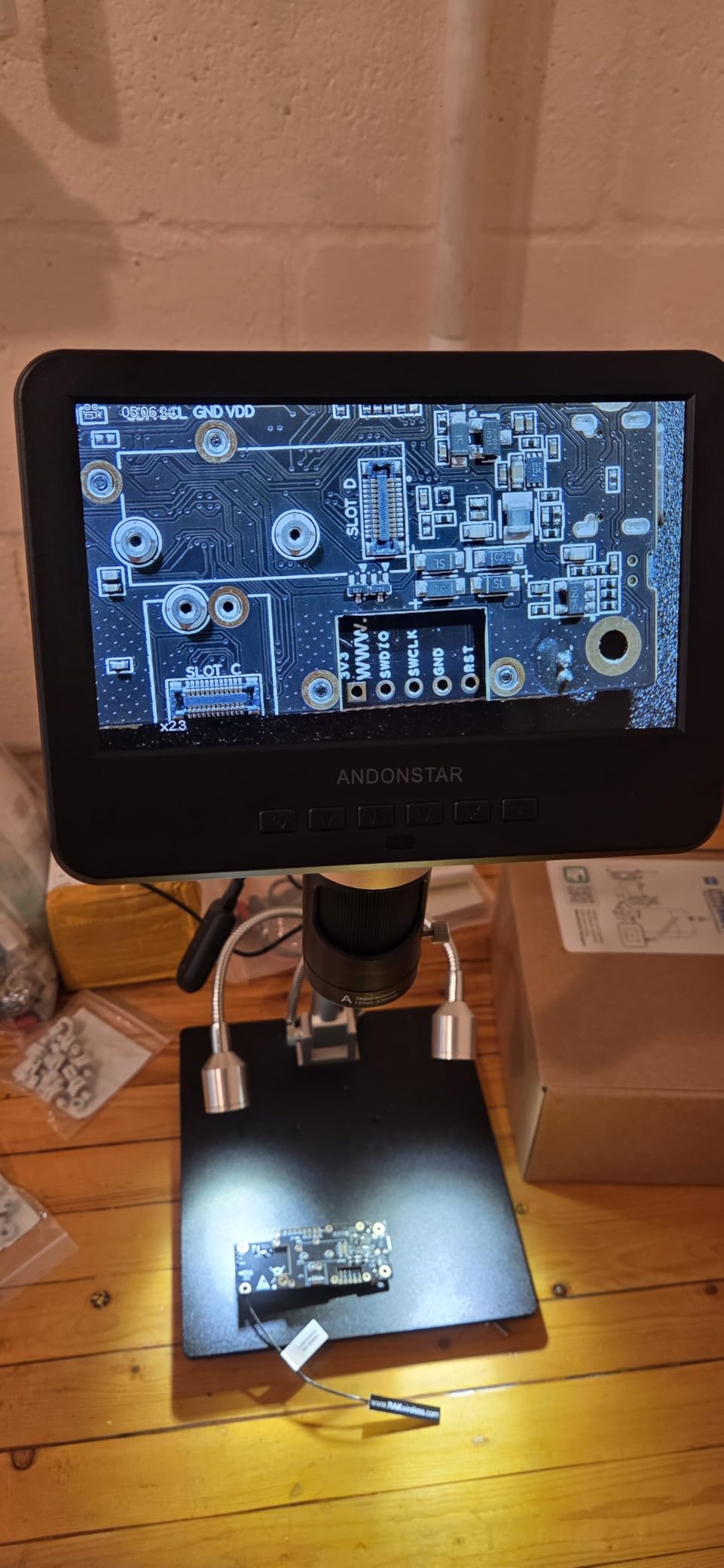 Andonstar AD246S-M 3 Lens 2160P HDMI Digital Microscope 2000x for Adults customer photo 2