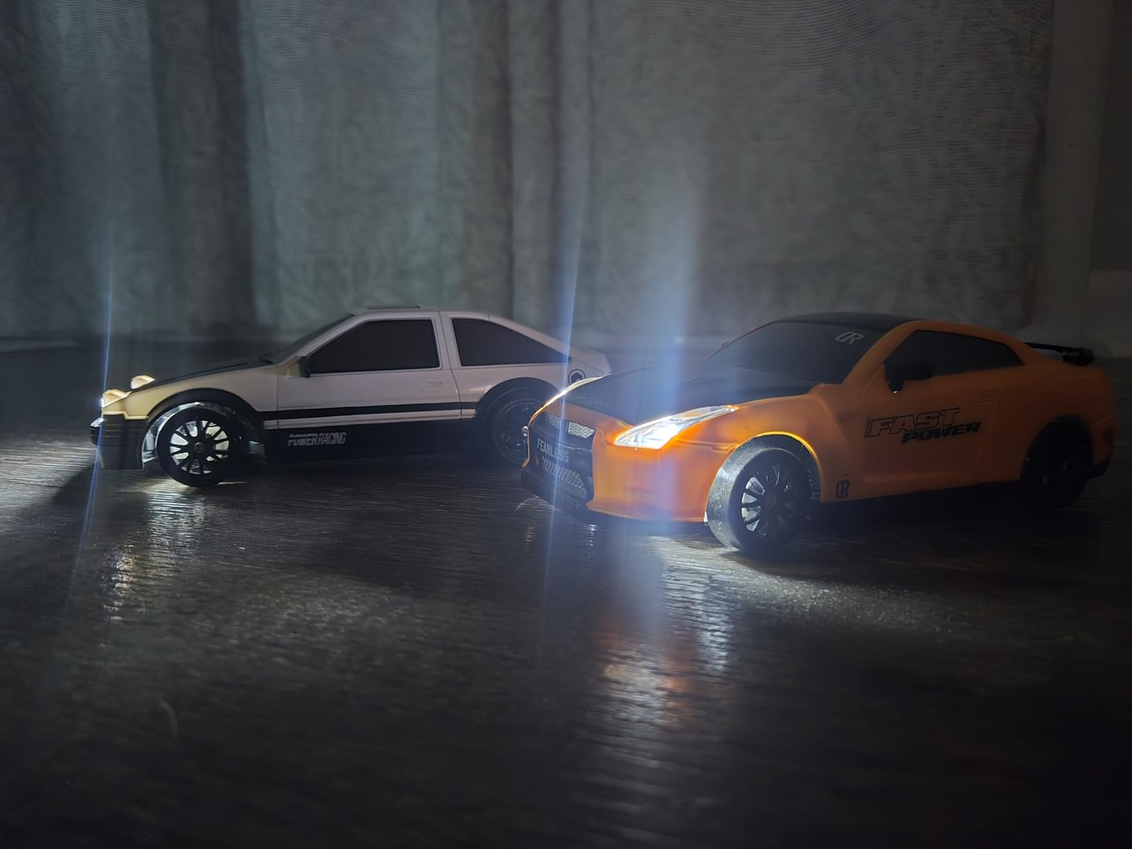 Remote Control Car RC Drift Car 2.4GHz 1:24 Scale 4WD 20KM/H High Speed Model Vehicle with LED Lights Drifting Tire Racing Sport Toy Car for Adults Boys Girls Kids Gift customer photo 2
