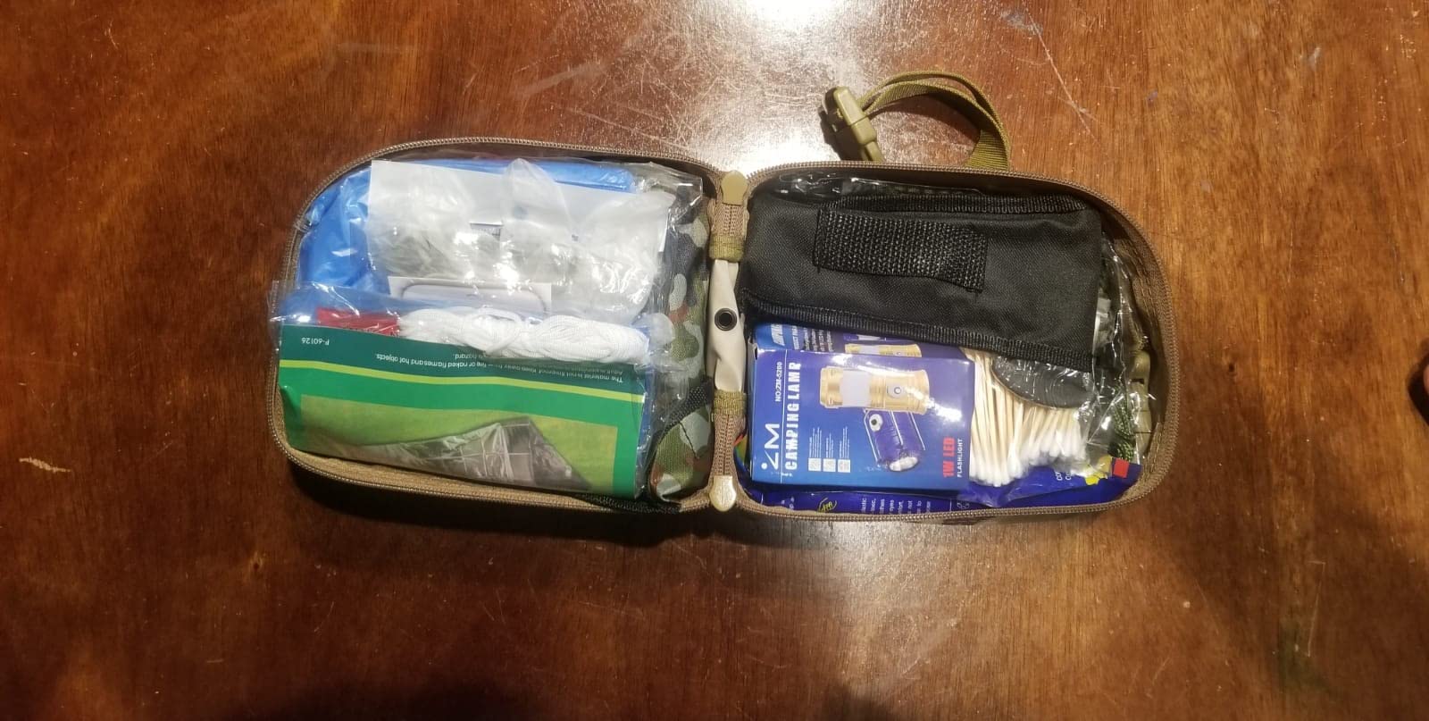 Survival Kit, 250Pcs Survival Gear First Aid Kit with Molle System Compatible Bag and Emergency Tent, Emergency Kit for Earthquake, Outdoor Adventure, Hiking, Hunting, Gifts for Men Women customer photo 2