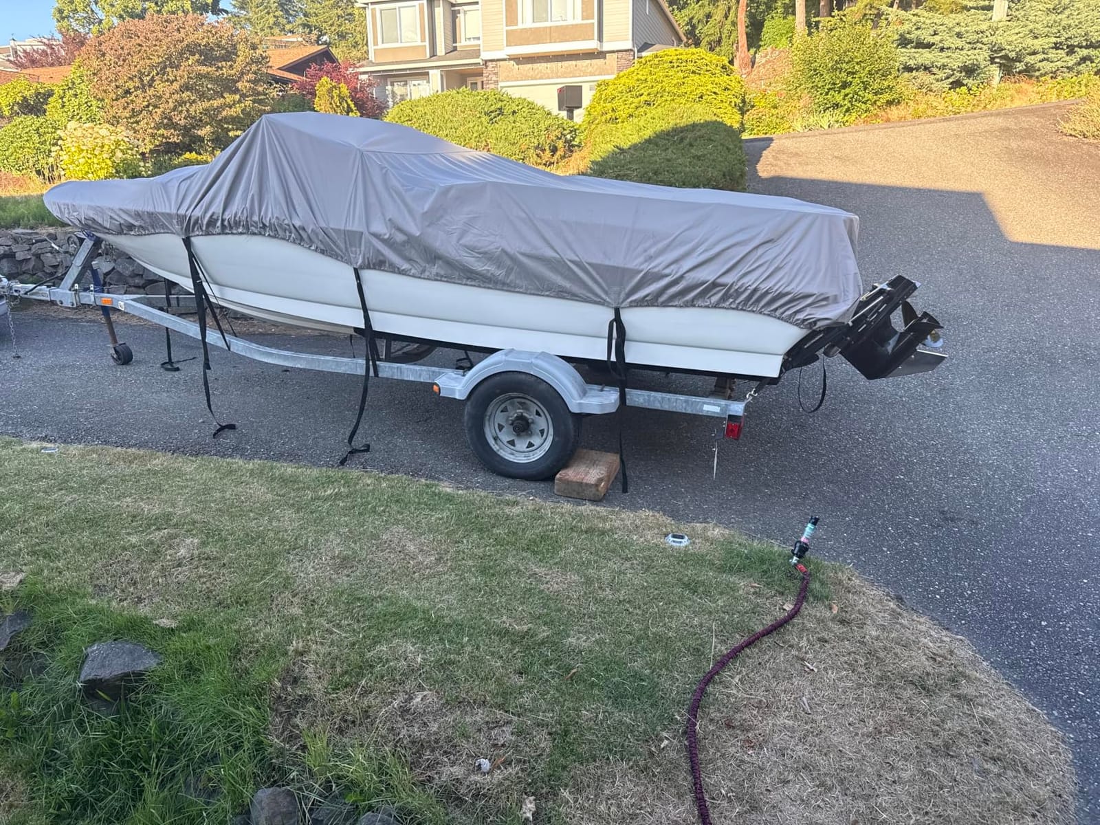 Waterproof 17-19FT Boat Cover, 1200D Heavy Duty Trailerable Cover customer photo 2