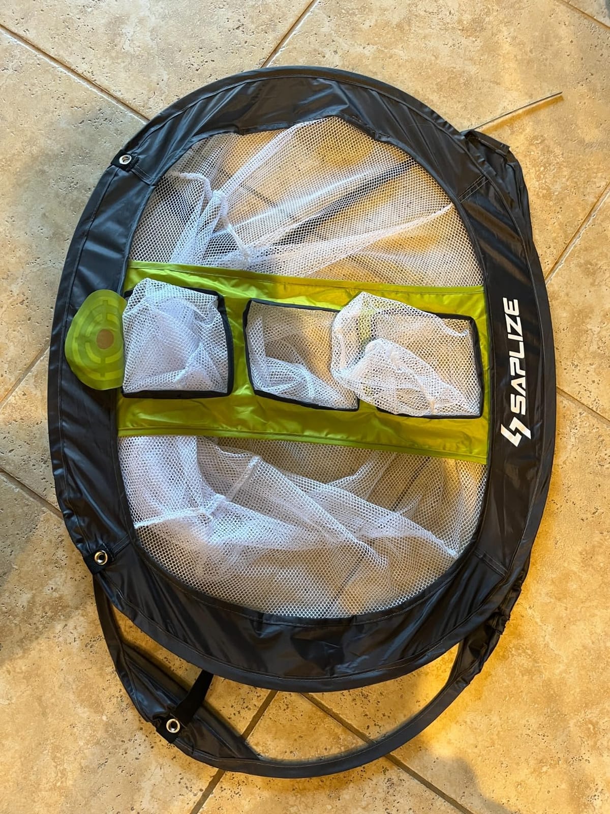 SAPLIZE Golf Chipping Net for Backyard Practice – Improve Accuracy & Distance Control, Foldable Golf Training Aid for Indoor Outdoor Use, Multi Target Practice Net for All Skill Levels customer photo 2