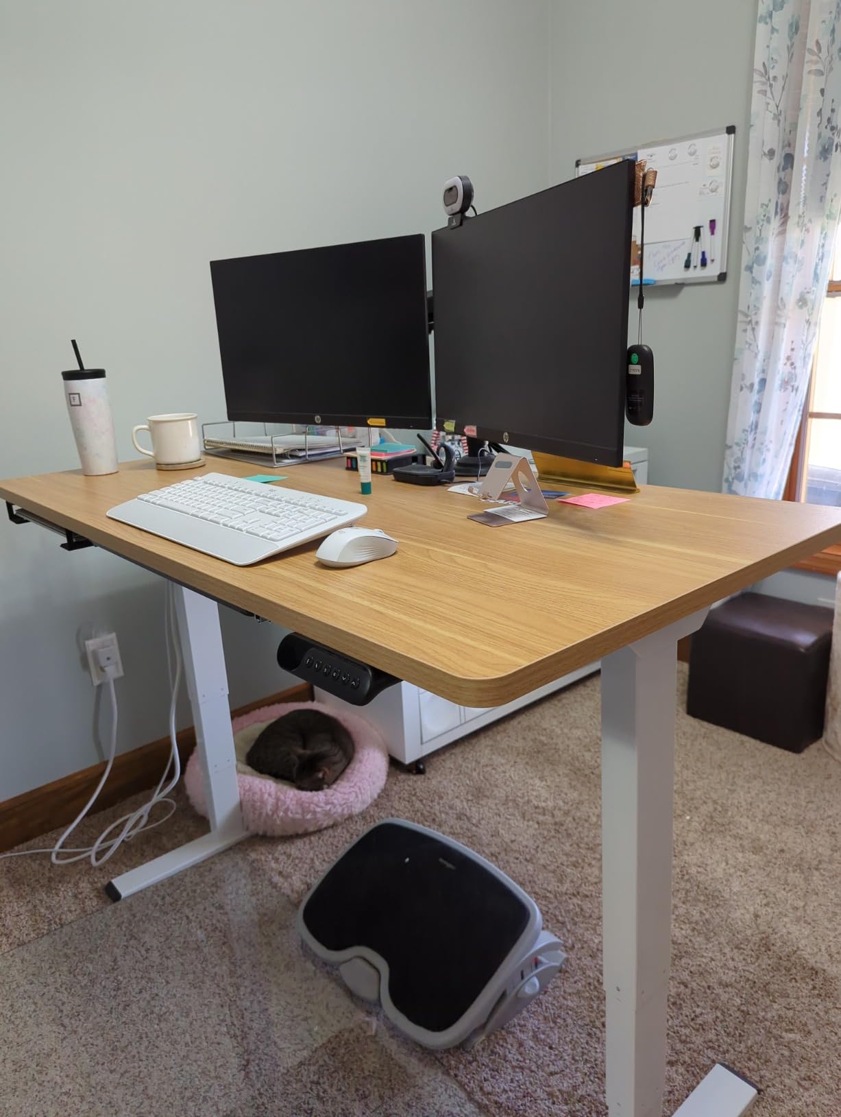 SANODESK Dual Motor Standing Desk 220lbs Height Adjustable Desk customer photo 2