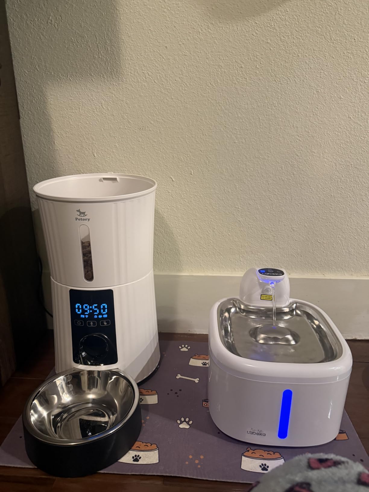 Petory WiFi Automatic Cat Feeder - 4L Dry Food Dispenser for Cats and Dogs customer photo 2