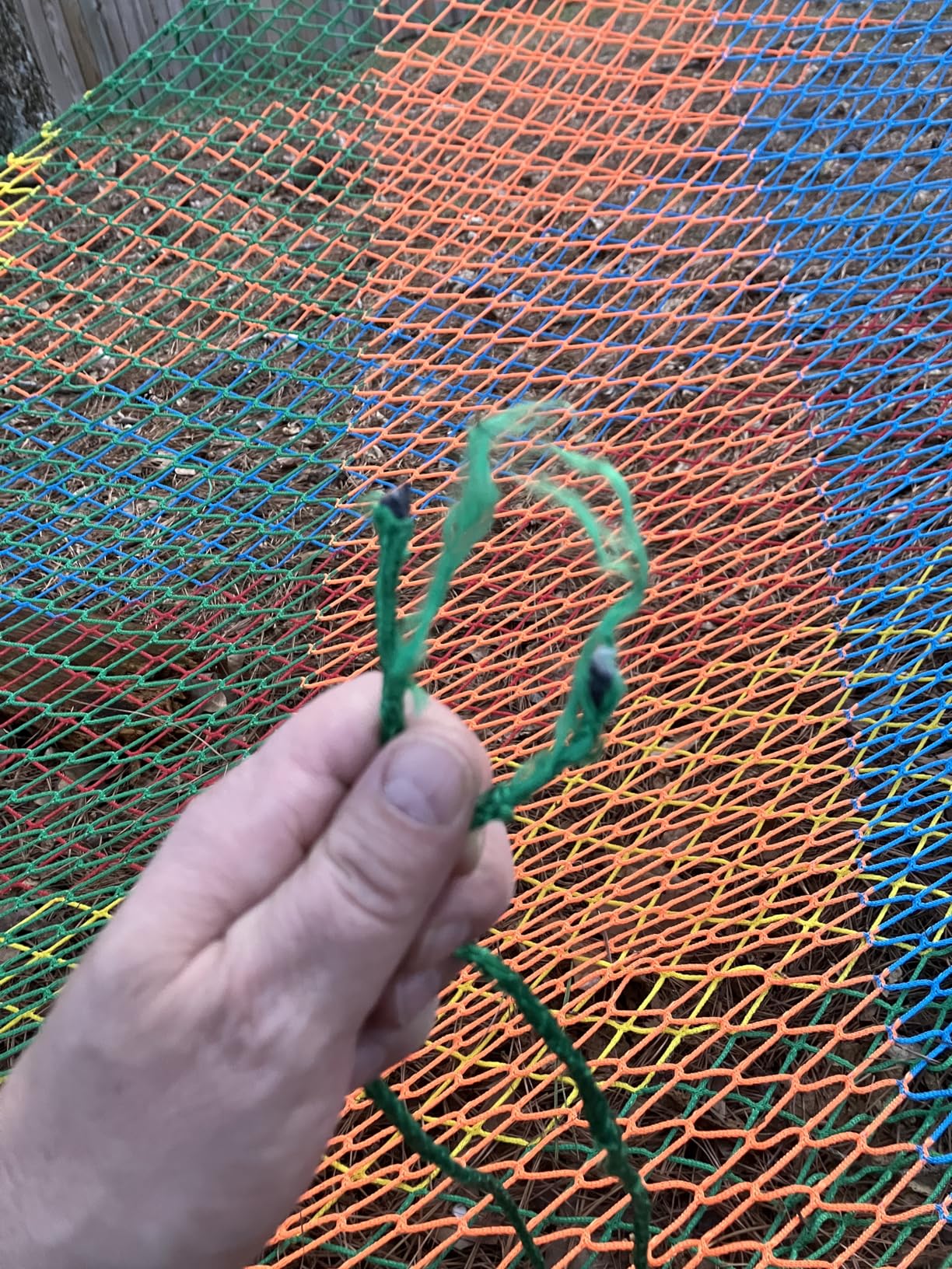 Climbing Cargo Net 6.5' x 9.8' Multicolored for Treehouse customer photo 1