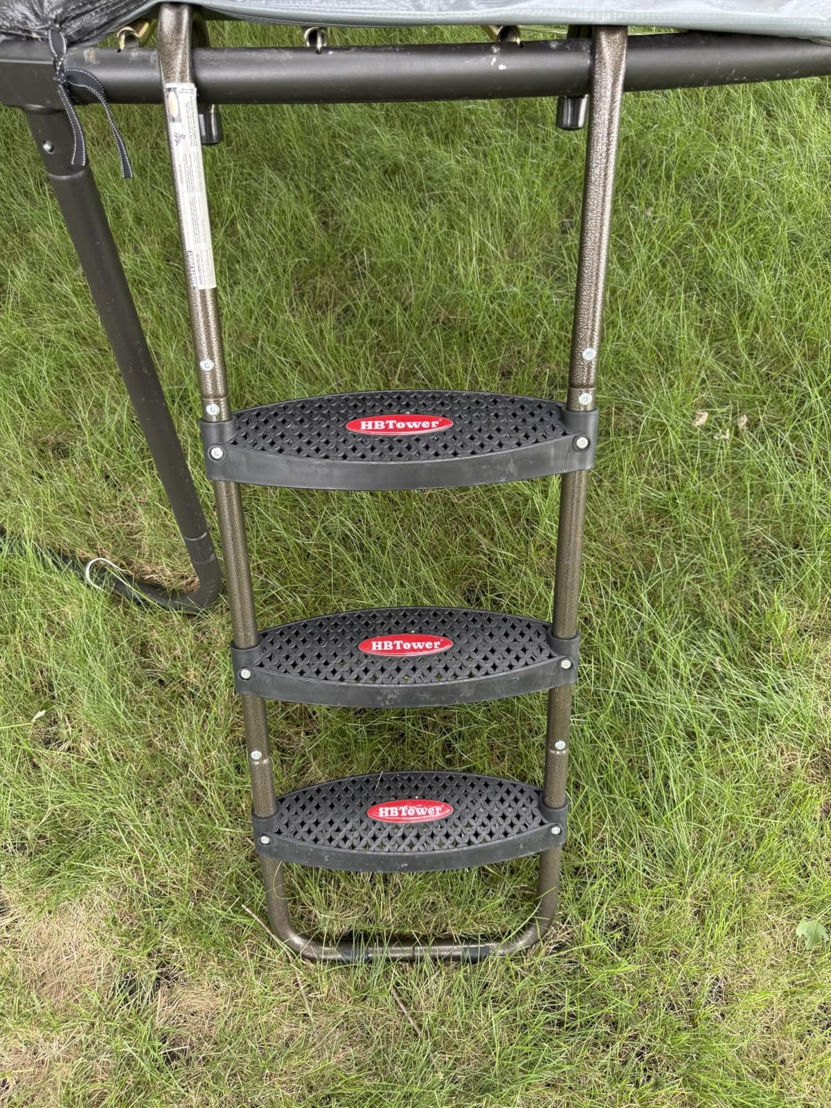 HBTower 3-Step Trampoline Ladder with Wide Flat Steps for Kids/Children customer photo 2