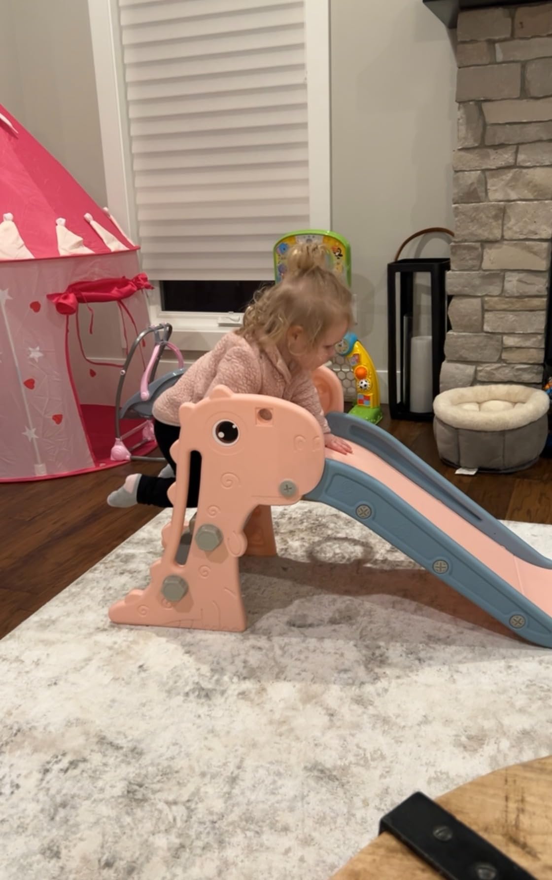 Nyeekoy 3 in 1 Toddler Slide Indoor & Outdoor Playground customer photo 2