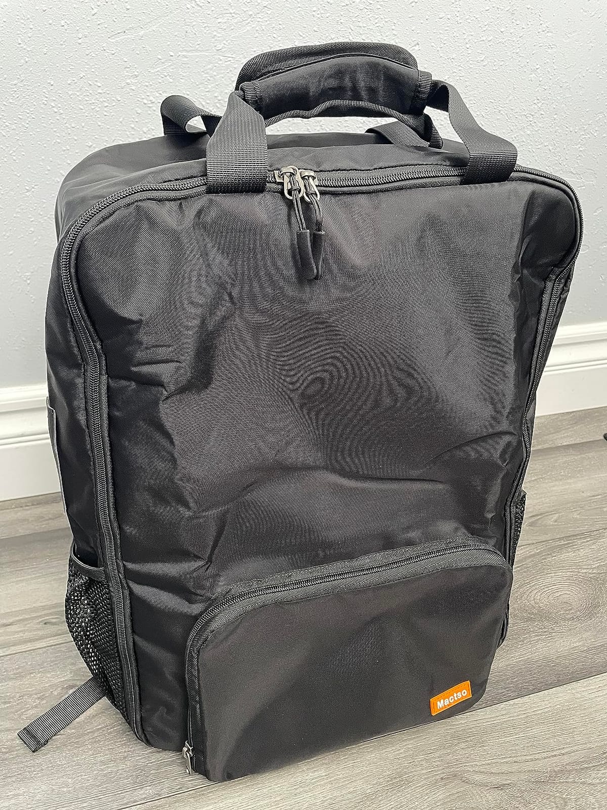 Mactso Stroller Travel Bag Compatible with GB Pockit and GB Pockit Air Plus All Terrain, Lightweight Stroller Travel Backpack for Airplane (Black, M) customer photo 2