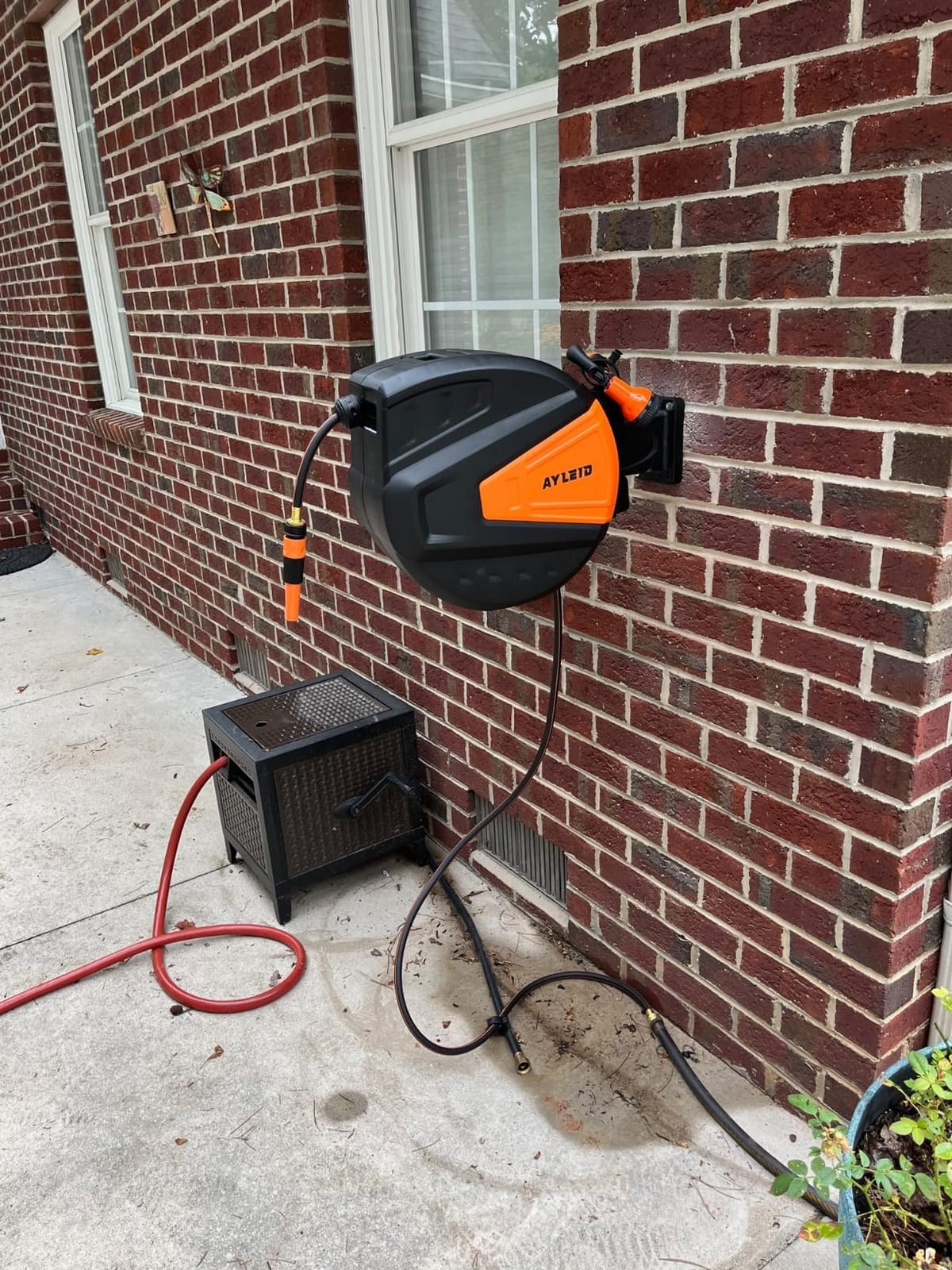 Ayleid Retractable Garden Hose Reel, 1/2