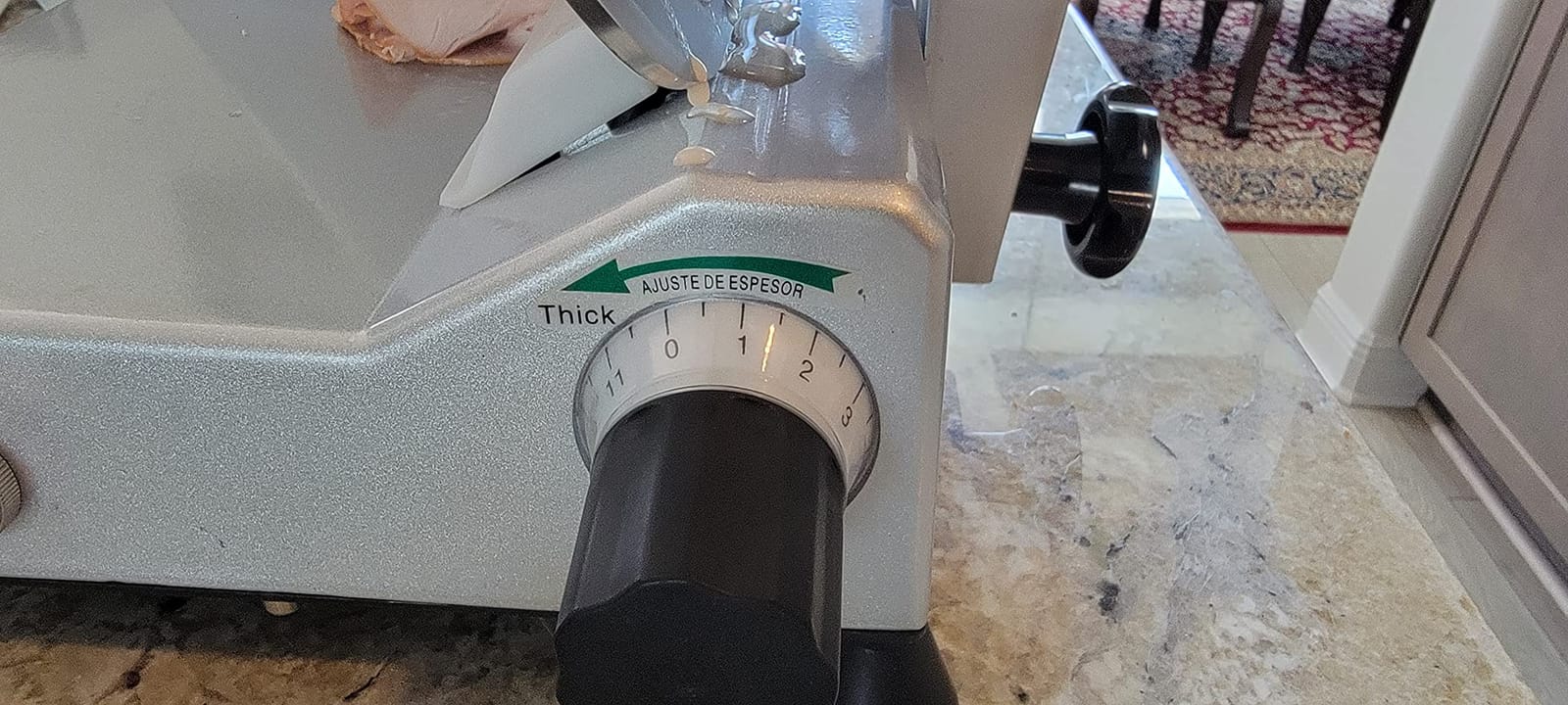 Commercial Meat Slicer 10 inch Electric Food Slicer Frozen Meat customer photo 2