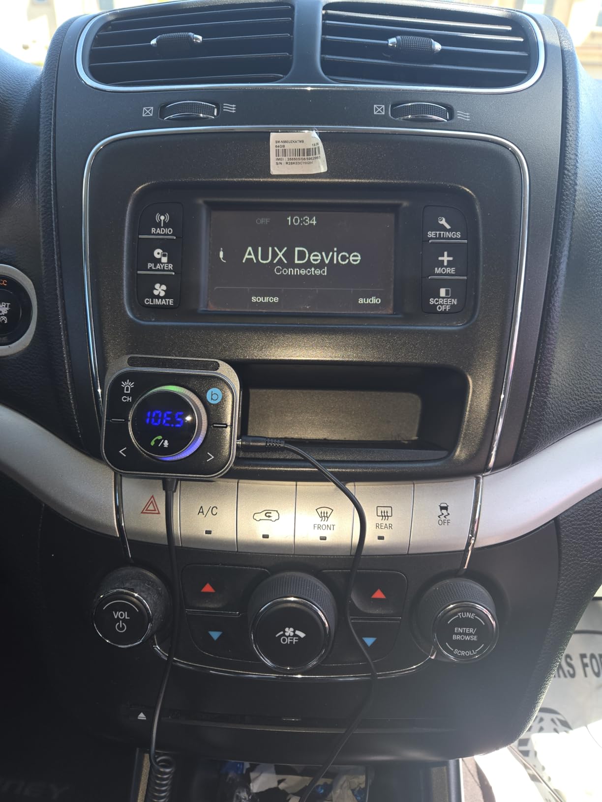 JOYROOM Bluetooth 6.0 Car Adapter FM & AUX HiFi Bass 96W Fast Charging customer photo 1