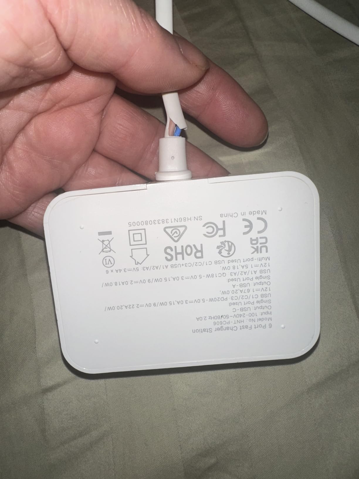 USB Fast Charger Block 50% Smaller 100W Max 6-Port GaN USB Charging Station customer photo 1