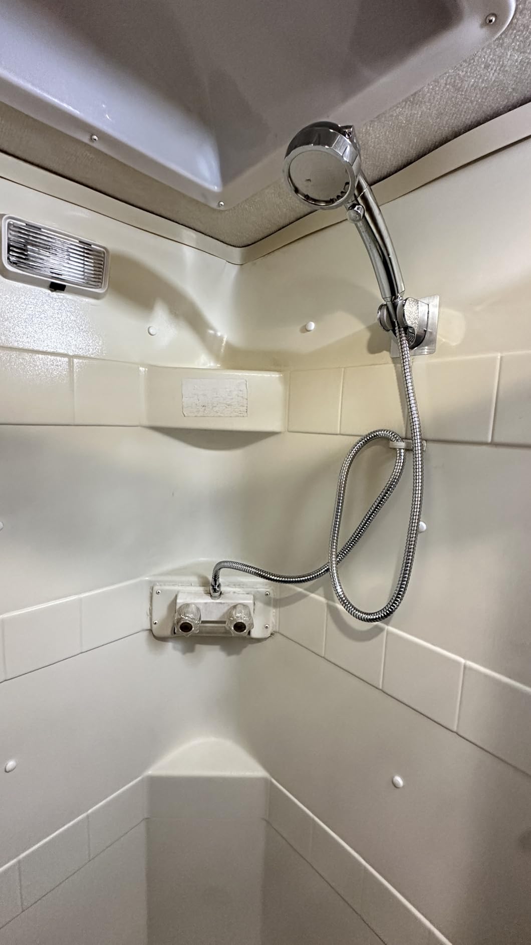 HANLIAN Chrome On/Off High Pressure Handheld Shower Head for RV Camper customer photo 1