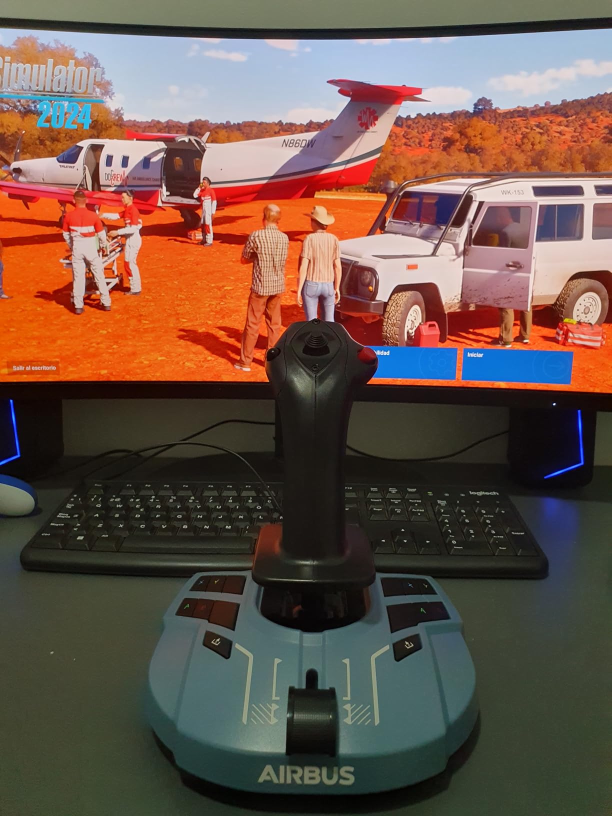 Thrustmaster TCA Captain Pack X Airbus Sidestick & Throttle - XBOX & PC | A320 1:1 replica, 14 remappable buttons, thrust reverser, twist rudder, 31 mappable quadrant buttons, 4 axes, for MSFS customer photo 2