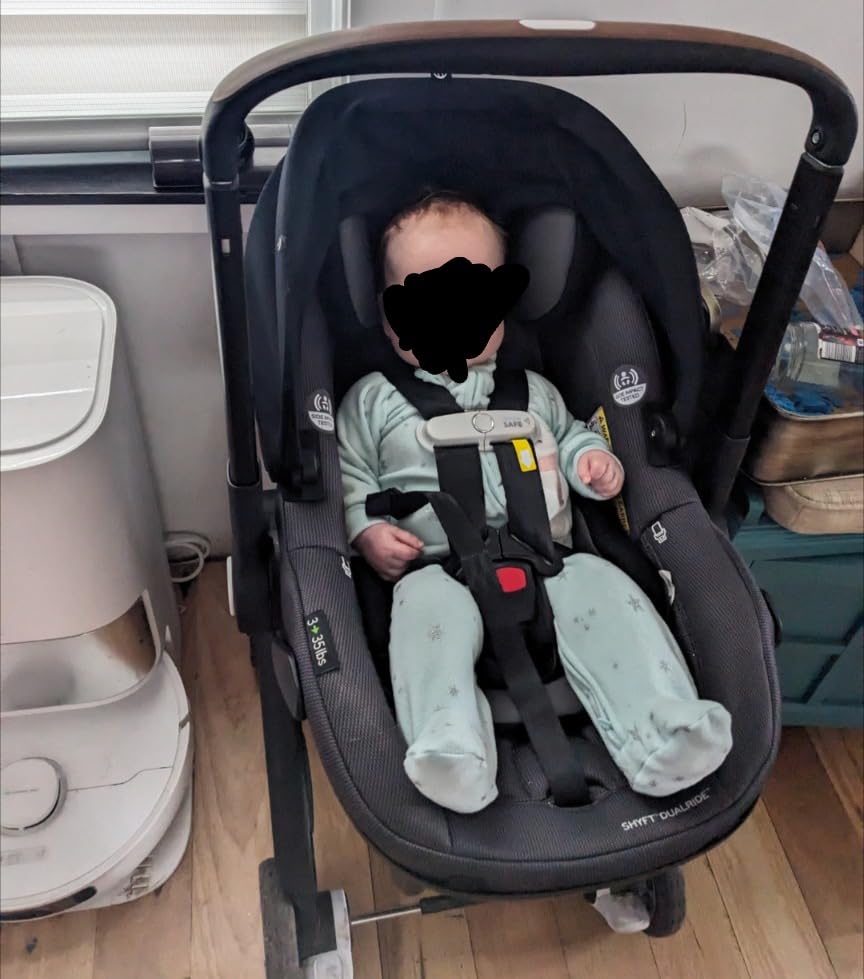 Shyft DualRide with Carryall Storage Infant Car Seat and Stroller Combo (Boone Gray) customer photo 2