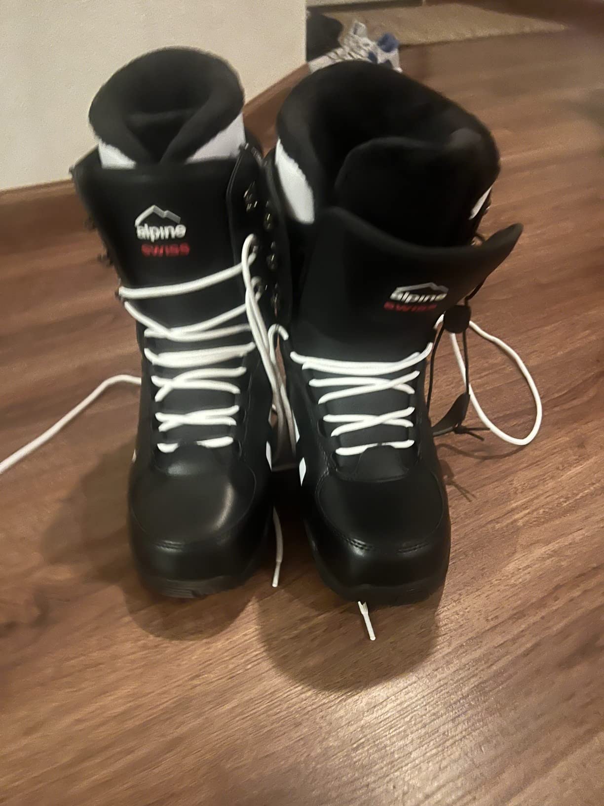 Alpine Swiss Men's Snowboard Boots | Waterproof, Custom-Fit Liner, Medium Flex for All-Mountain Riding, Winter Snow Boots customer photo 1