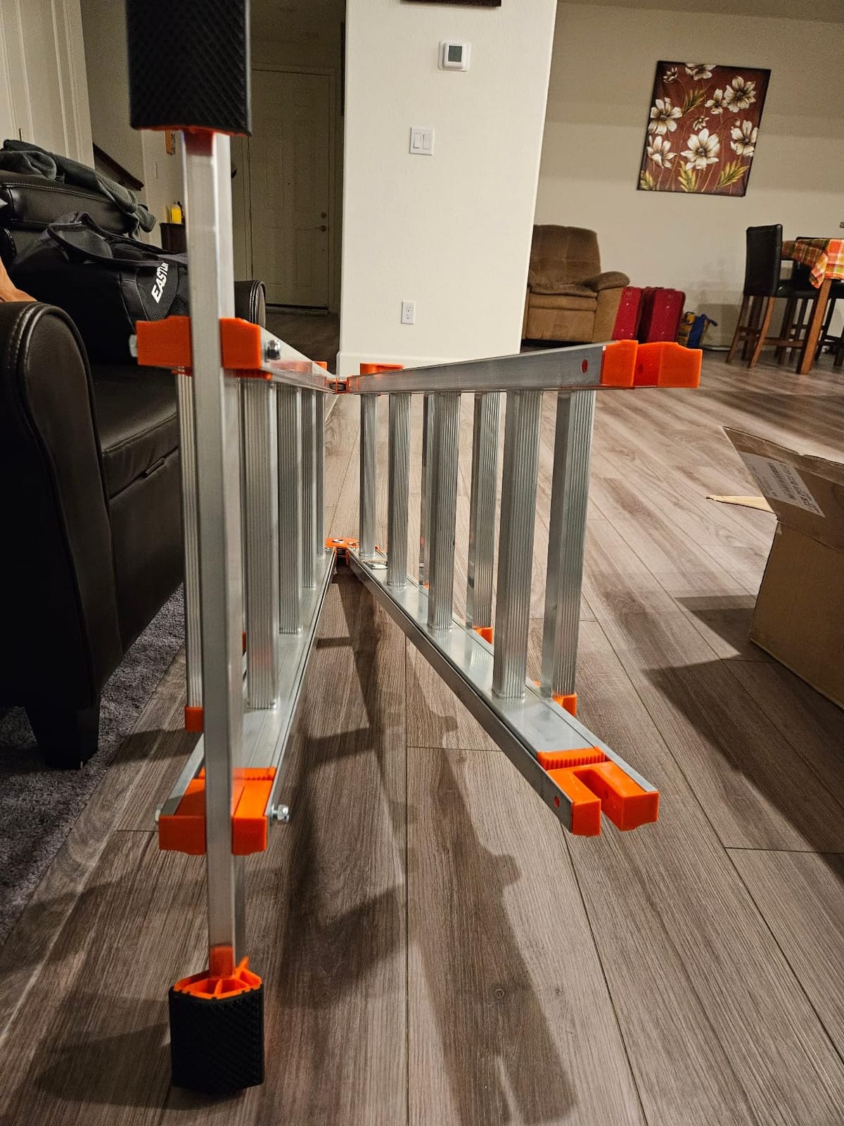 LANBITOU Ladder A Frame Extension 14Ft Multi Position for Home 330lbs customer photo 1