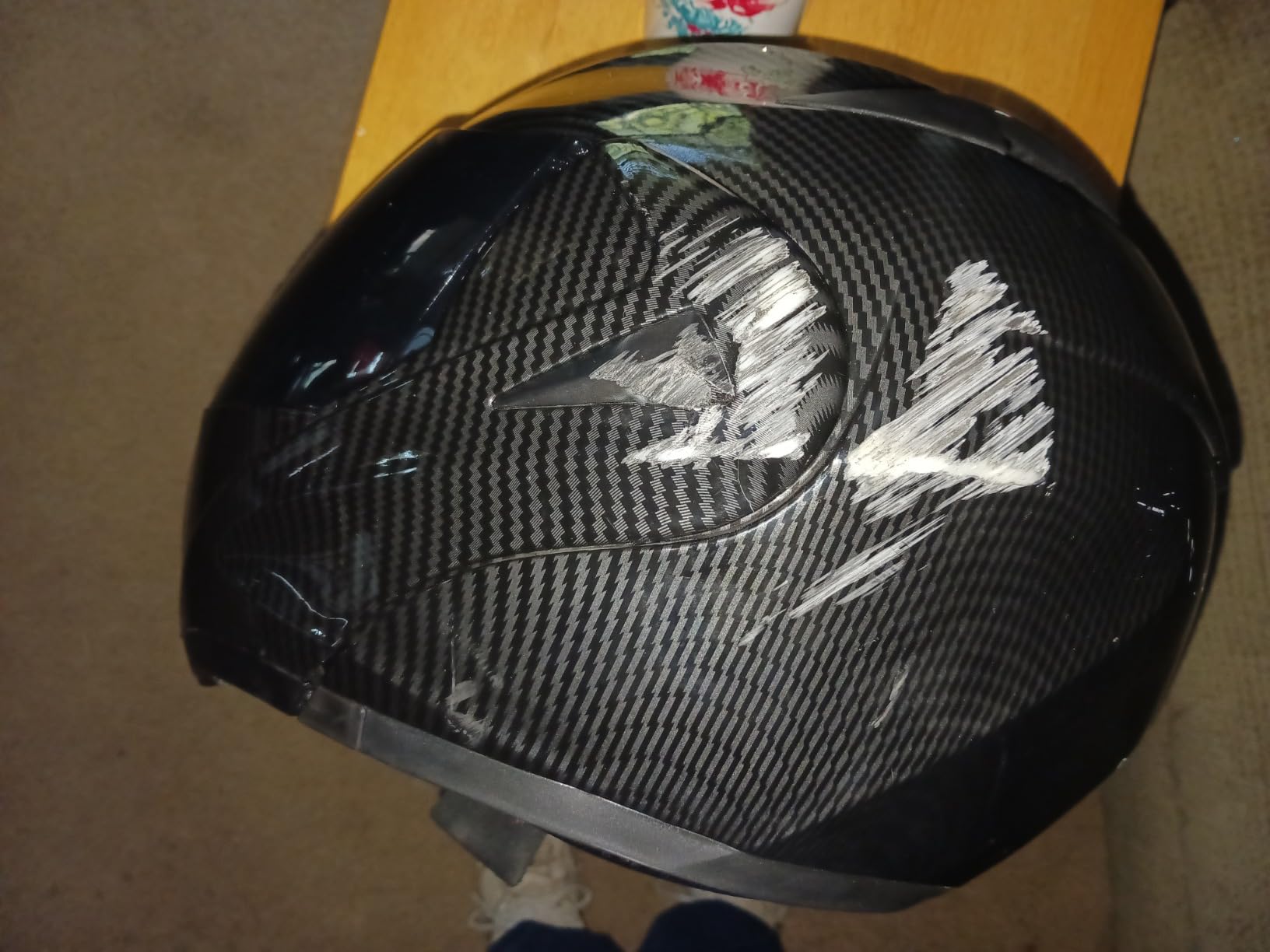 Bluetooth Modular Motorcycle Helmet, DOT Approved Flip Up Full Face Integrated Helmet, Double Visor Helmet Built-in Dual Speaker with Microphone, for Adults Men and Women XS~XL customer photo 2