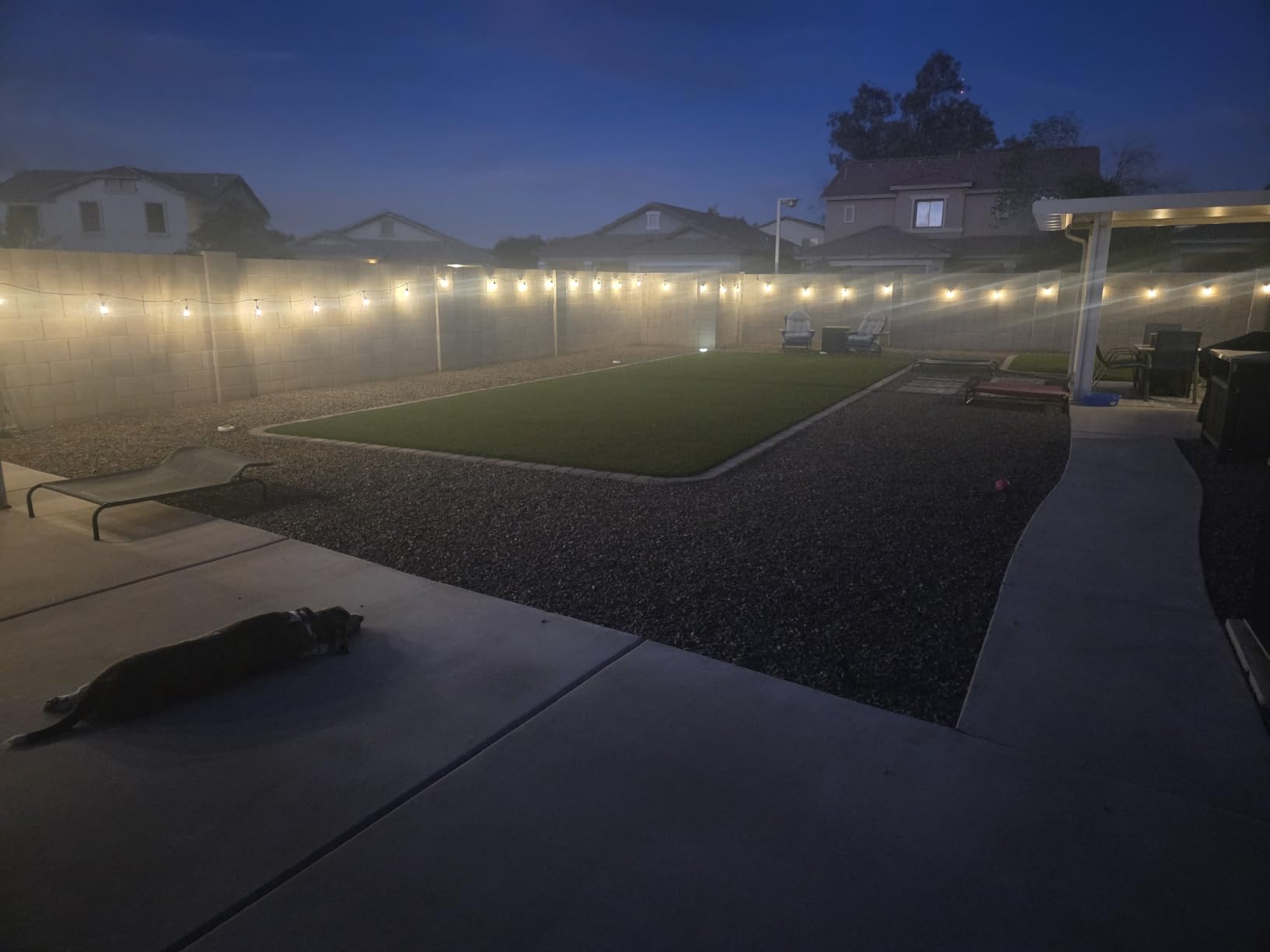 addlon LED Outdoor String Lights 72FT(36*2) Edison Vintage Weatherproof ETL customer photo 1