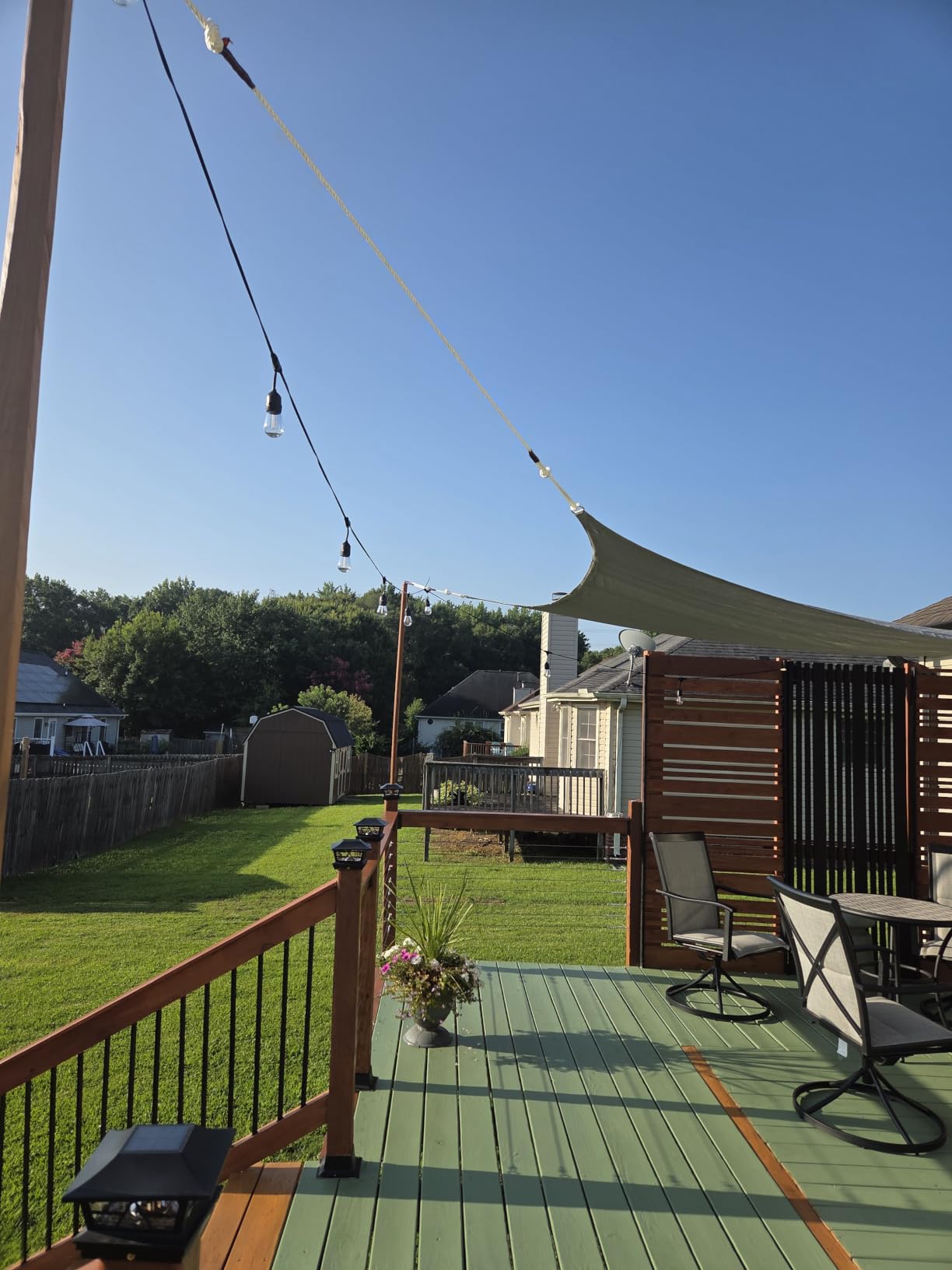 addlon LED Outdoor String Lights 72FT(36*2) Edison Vintage Weatherproof ETL customer photo 2