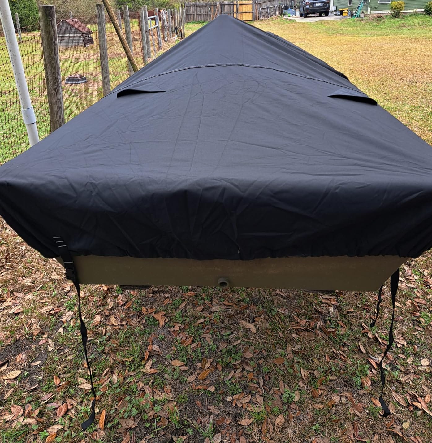 Heavy Duty 5 Layers 1200D Jon Boat Cover 12ft - 14 ft with Motor Cover customer photo 1