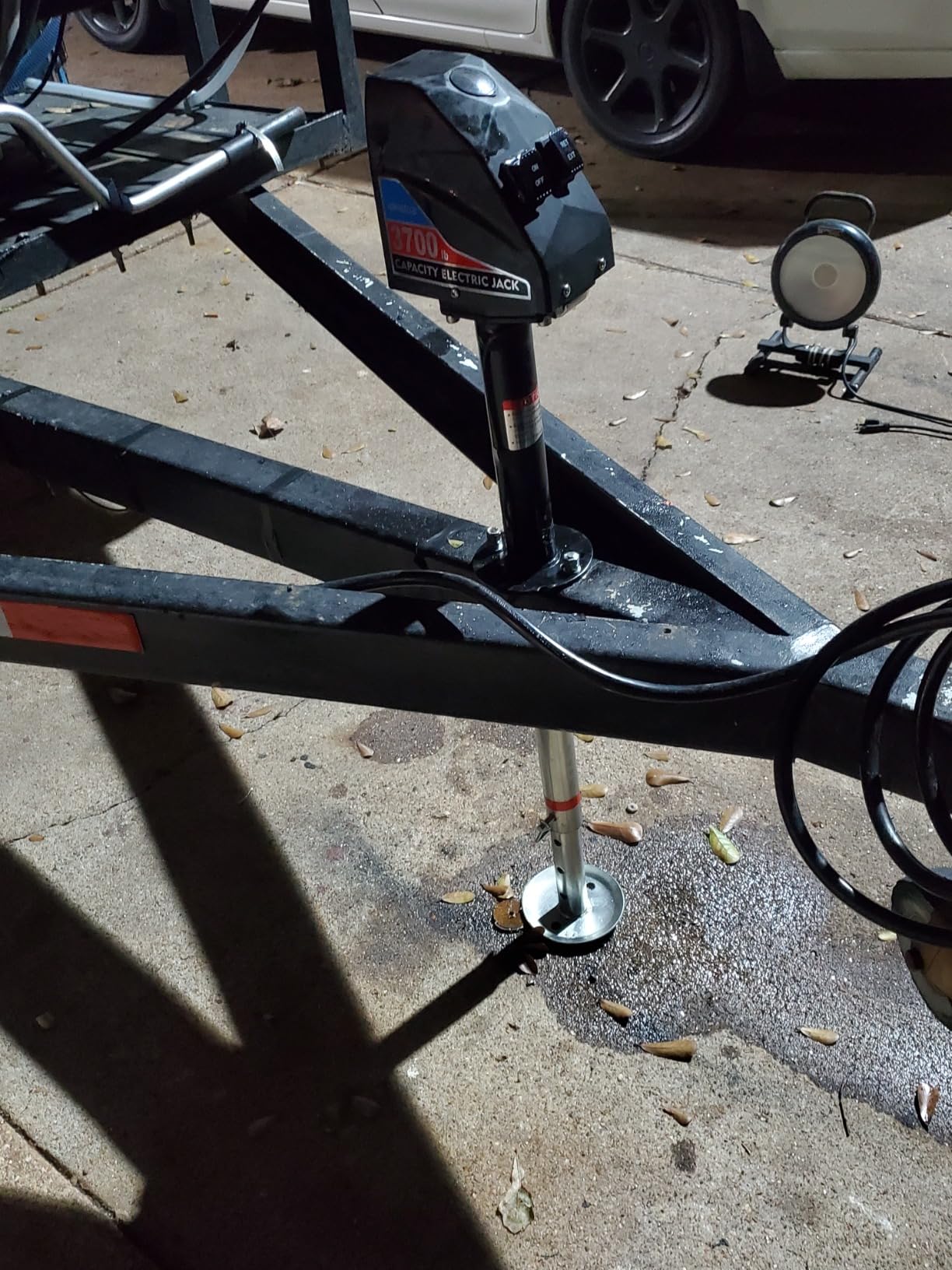 Kohree Electric Trailer Jack 4000lbs with Wiring, Heavy Duty, A-Frame customer photo 2