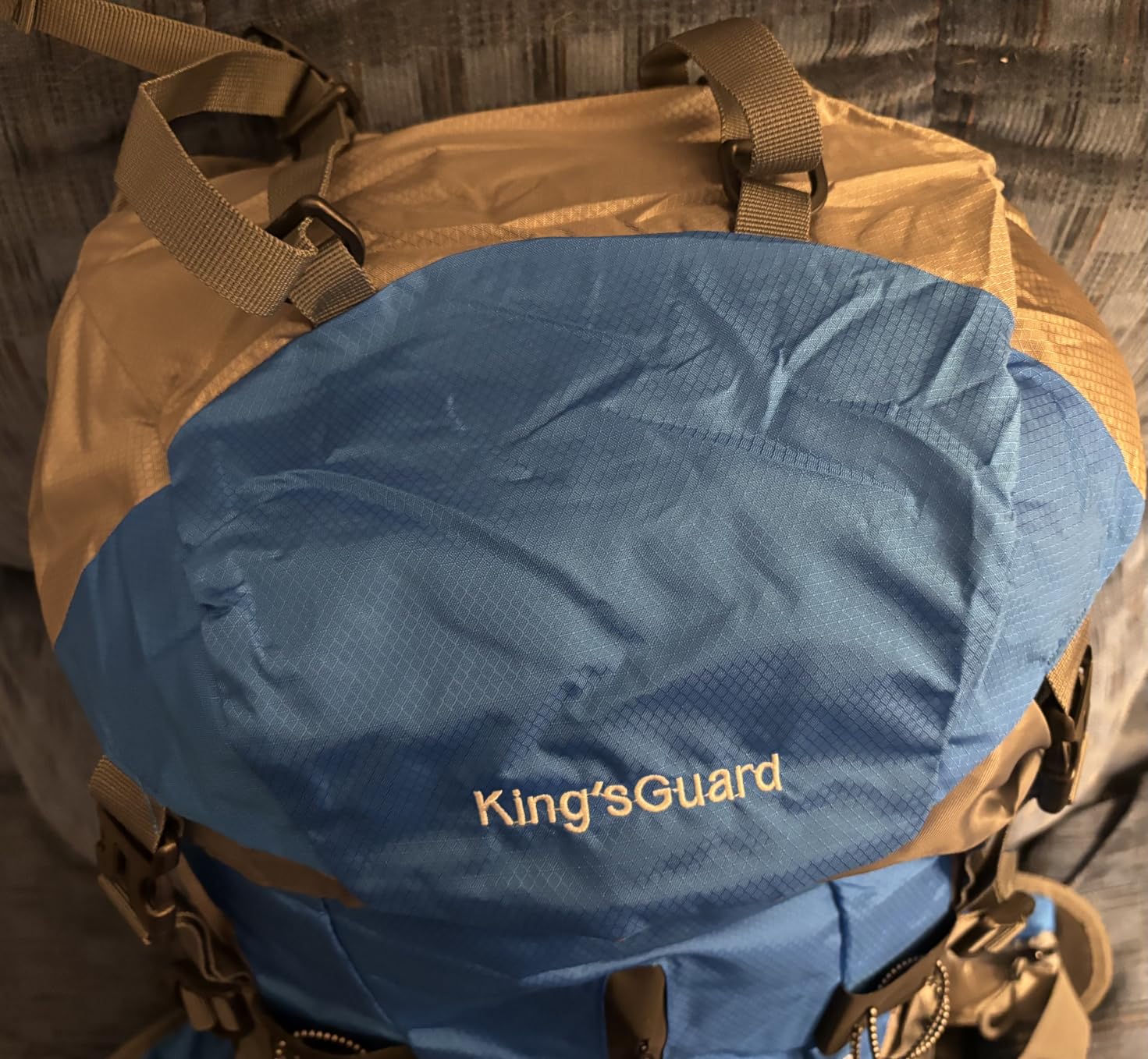 King'sGuard 70L Hiking Backpack with Rain Cover Lightweight Waterproof Travel Camping Backpack Large Backpacking Pack customer photo 2