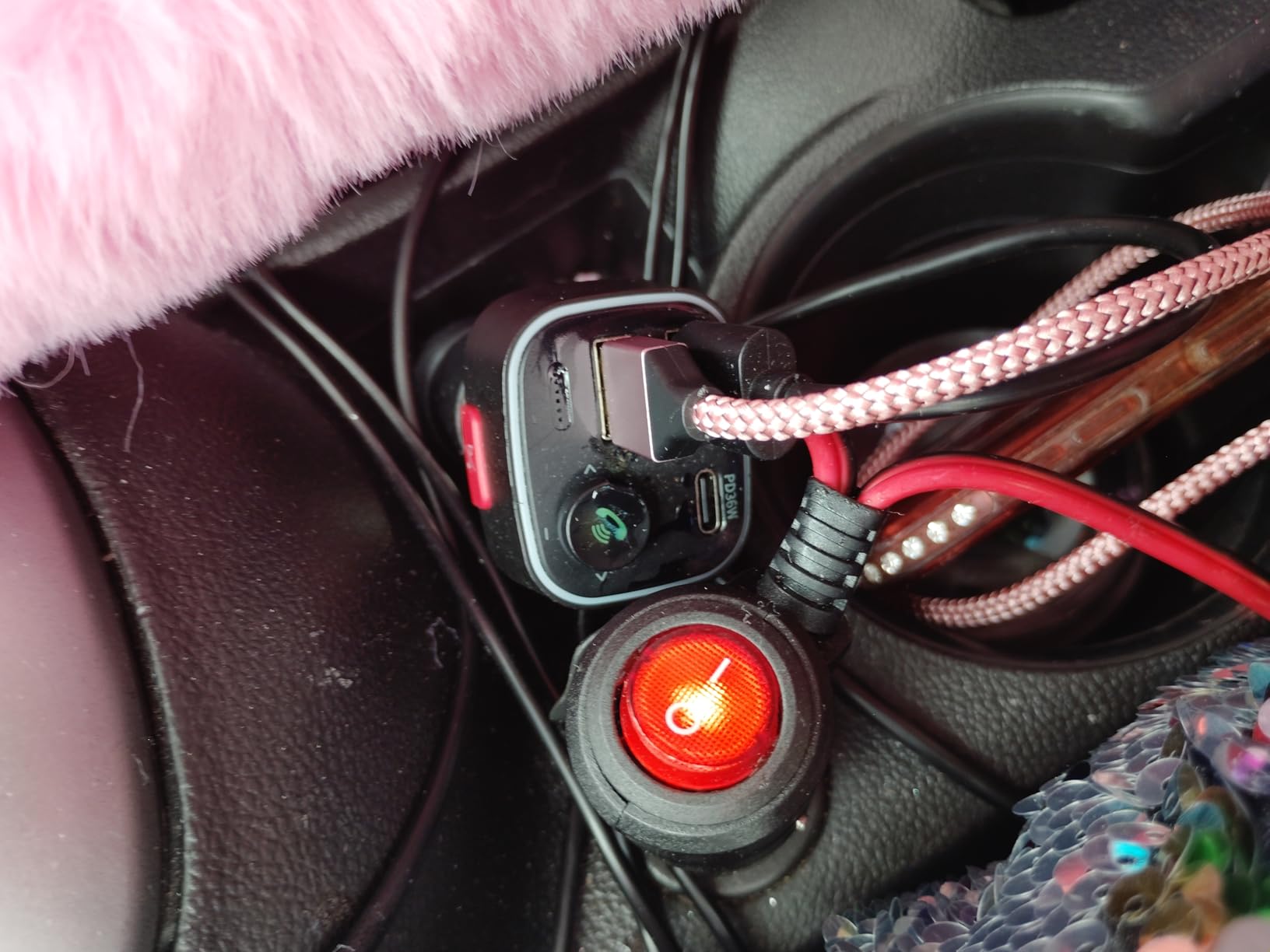 Syncwire Bluetooth 5.4 Car Adapter 48W FM Transmitter for Hands Free Calls customer photo 2