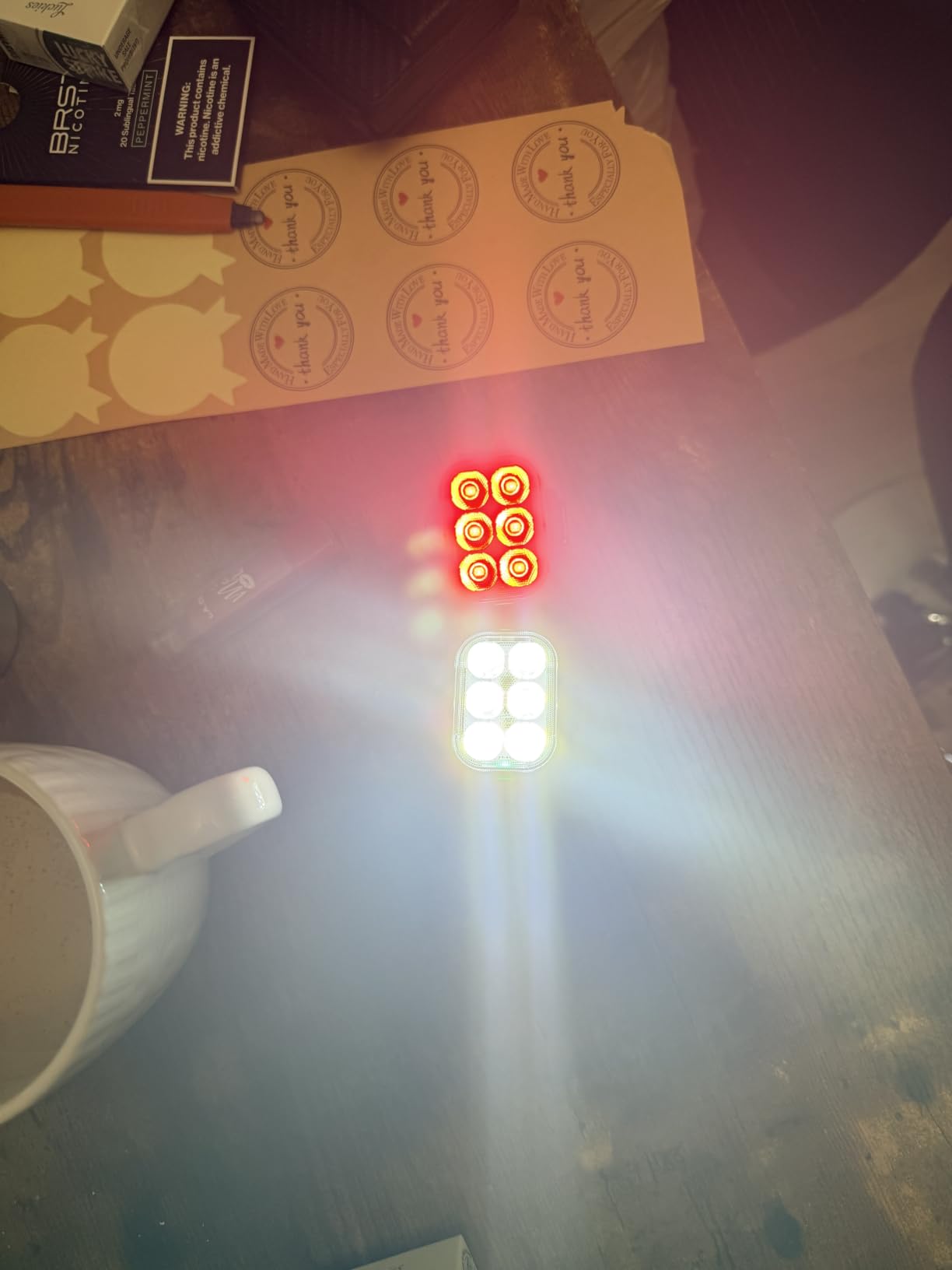 Zewdov Bike Lights for Night Riding, Rechargeable Bike Light Front and Back customer photo 2