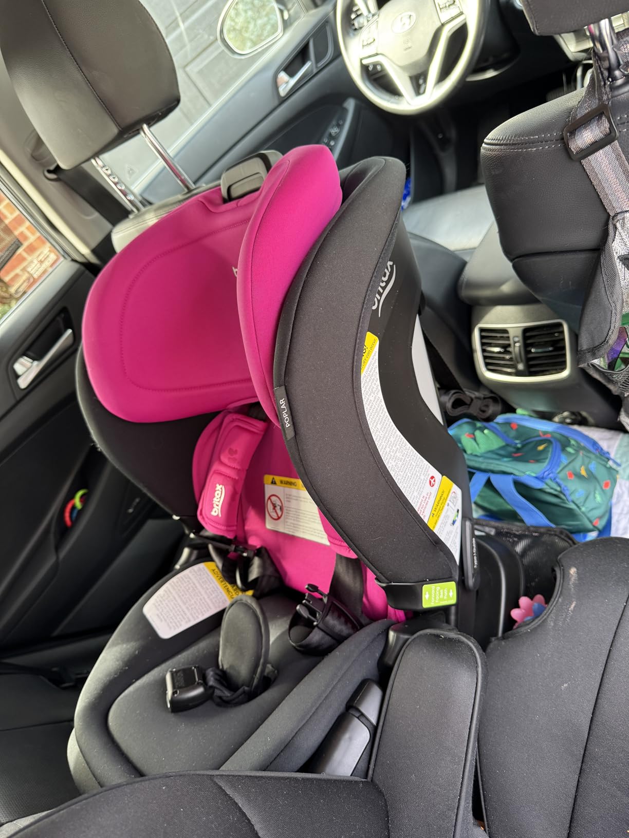 Britax Poplar Convertible Car Seat, 2-in-1 Car Seat with Slim 17-Inch Design, ClickTight Technology, Glacier Graphite customer photo 1