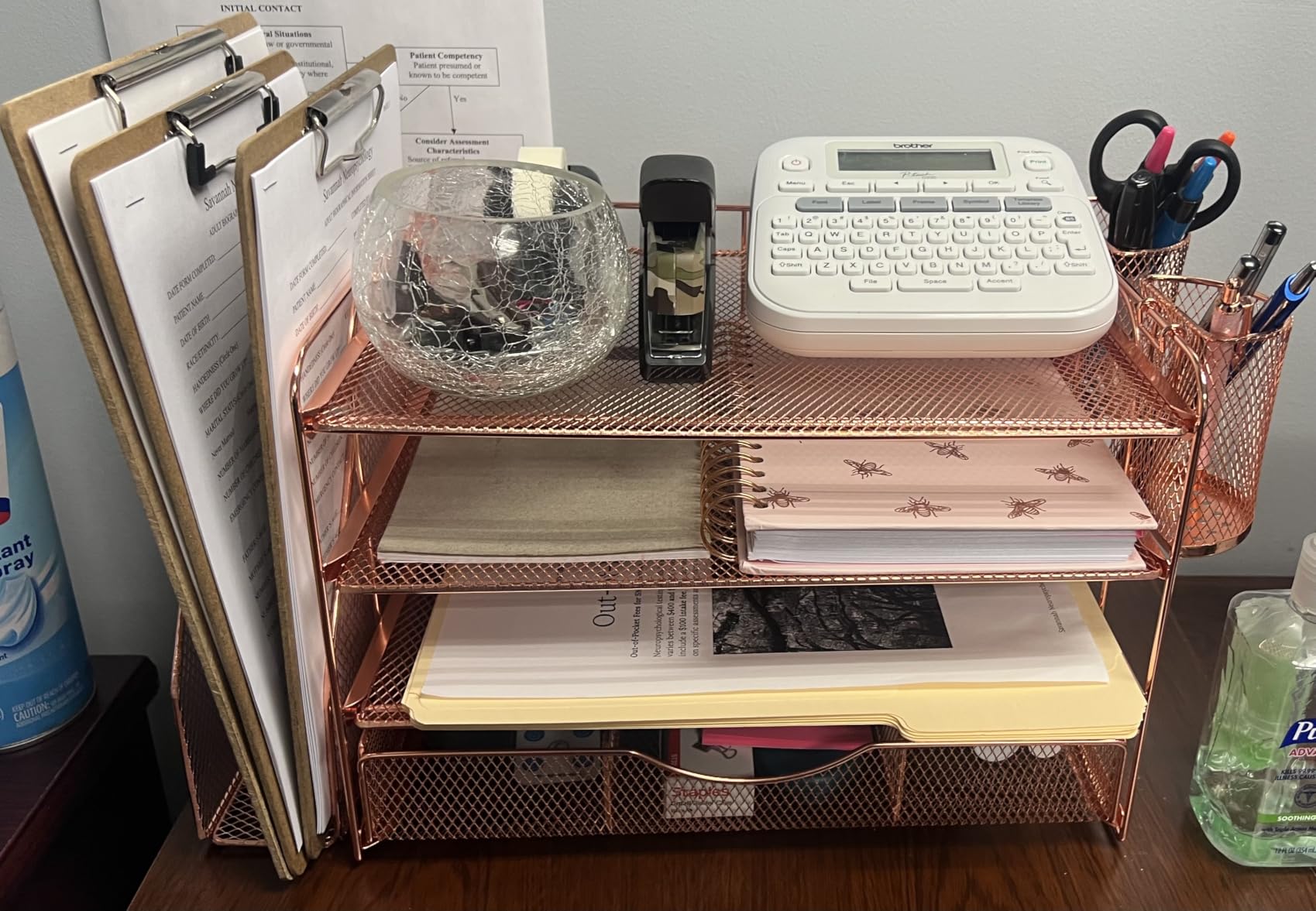 gianotter Metal Mesh Desk Organizers and Accessories with File Holder customer photo 1